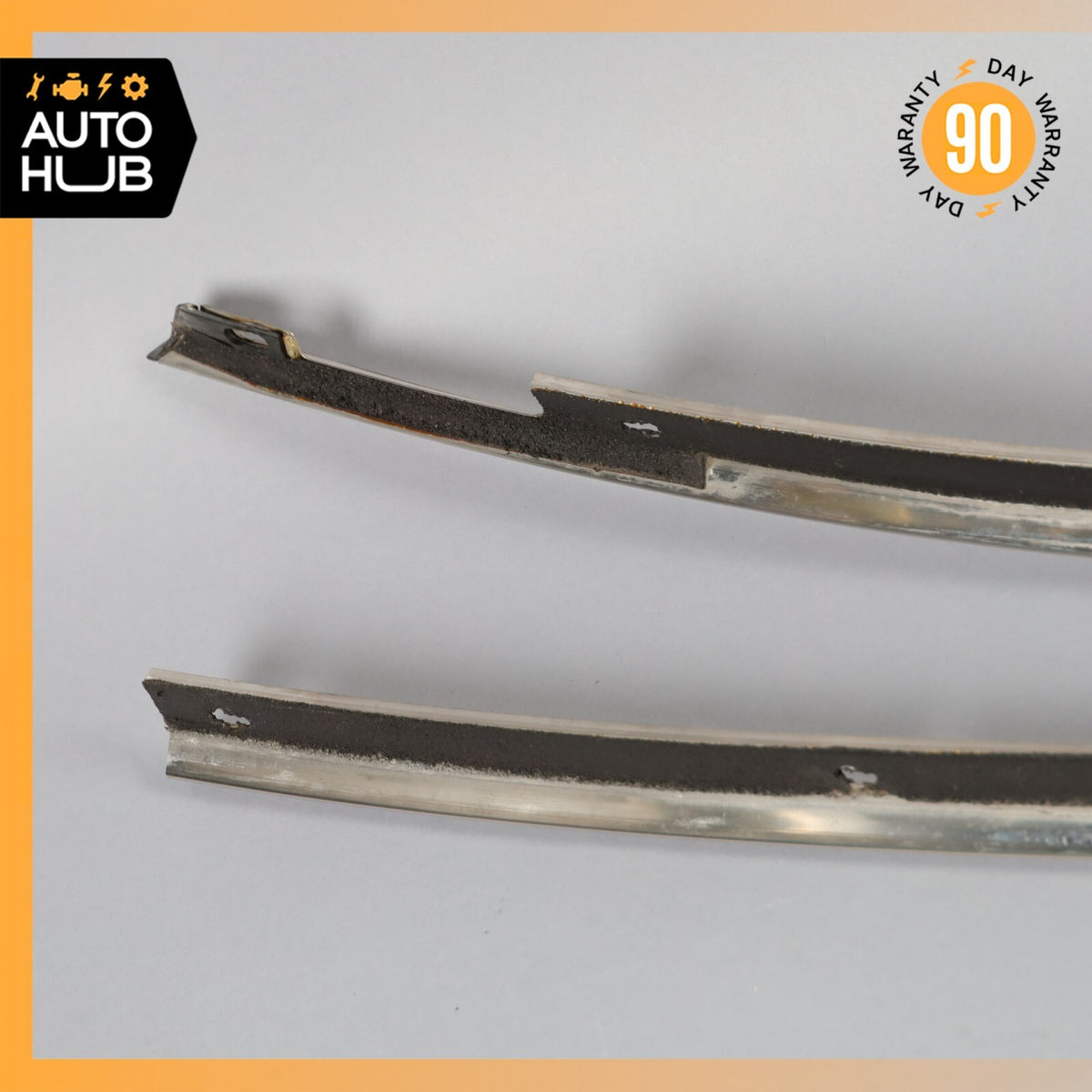 03-10 Bentley Continental GT Front Left & Right Door Window Molding Frame OEM - photo 16