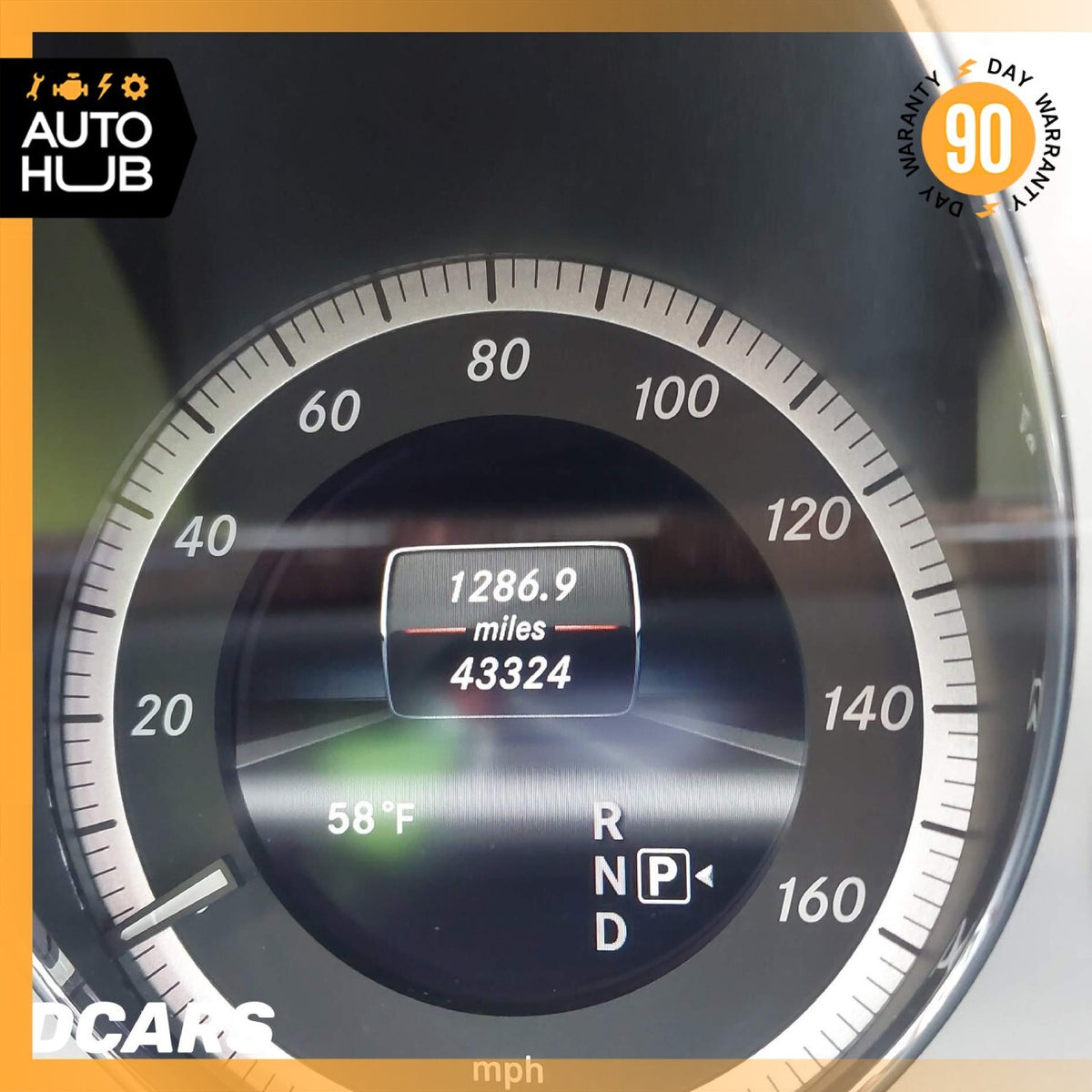 2013 Mercedes W212 E350 Bluetec Instrument Cluster Speedometer 2129001814 OEM - photo 2