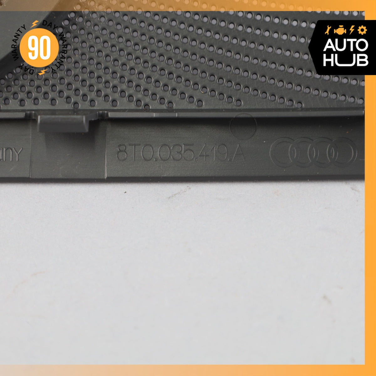 Audi S5 Bang & Olufsen Front Left Door Panel Speaker Cover Grille Black OEM - photo 8