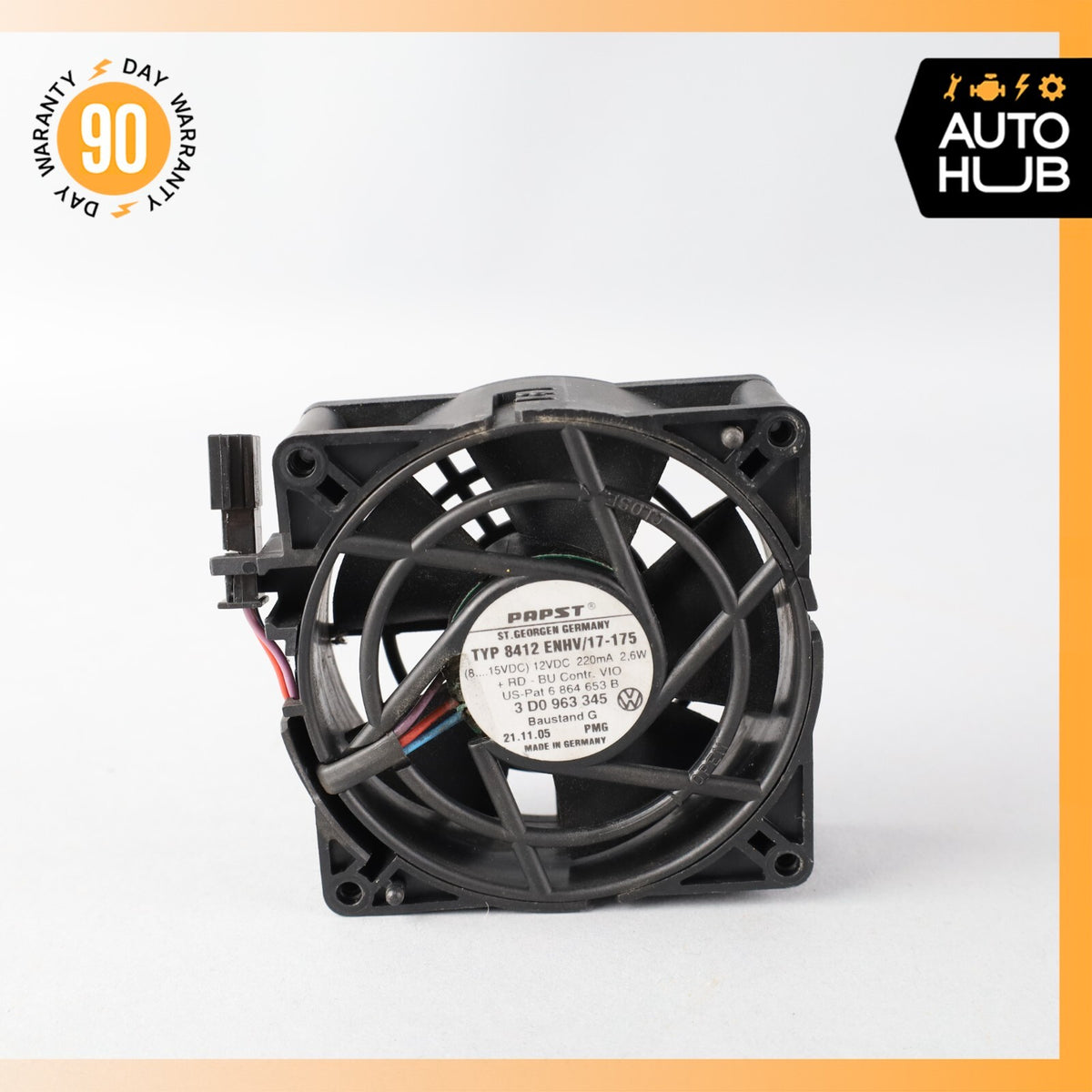 Bentley Continental Flying Spur Front Right or Left Seat Blower Cooler Fan 58k - photo 4