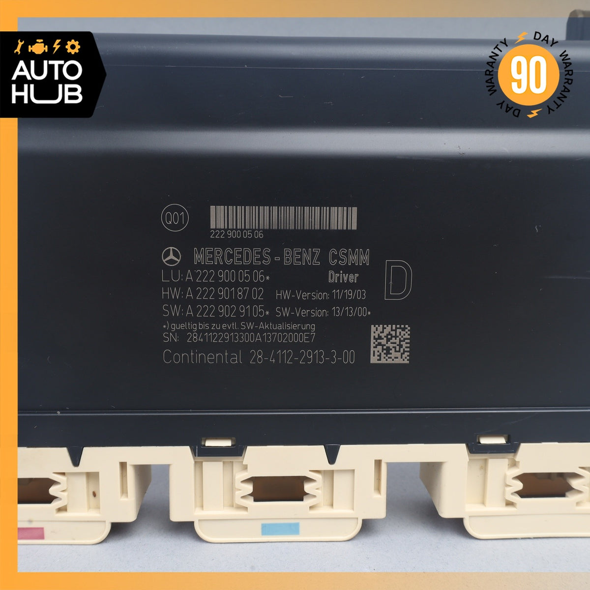 14-17 Mercedes W222 S550 S65 S63 AMG Front Left Side Seat Control Module OEM - photo 6