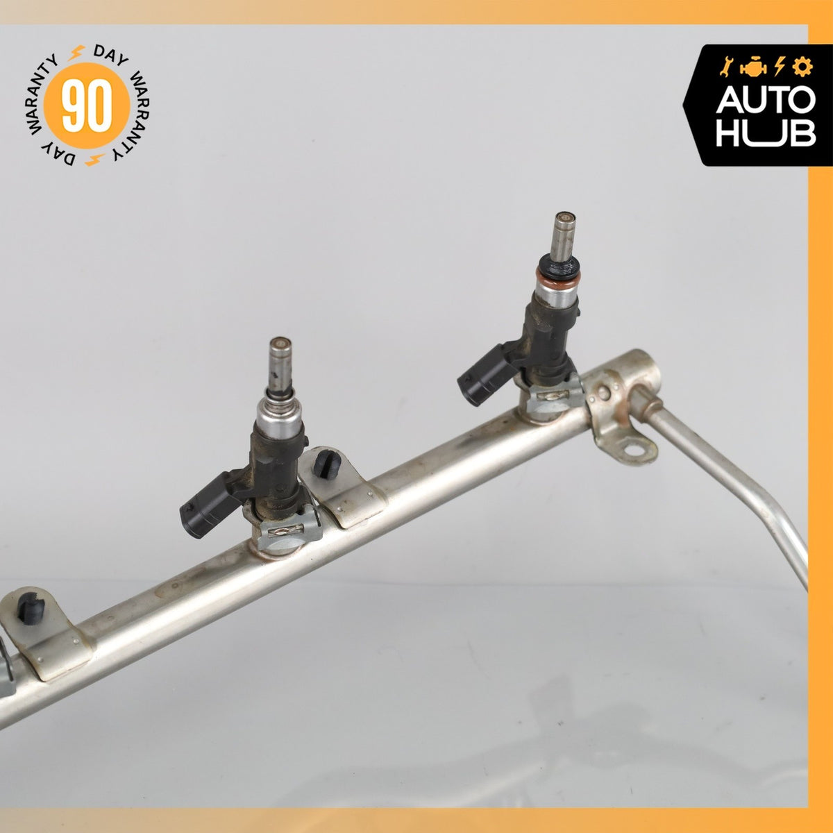 Mercedes W211 E63 SL63 CL63 AMG Engine Fuel Injector Rail w/ Injectors OEM - photo 5