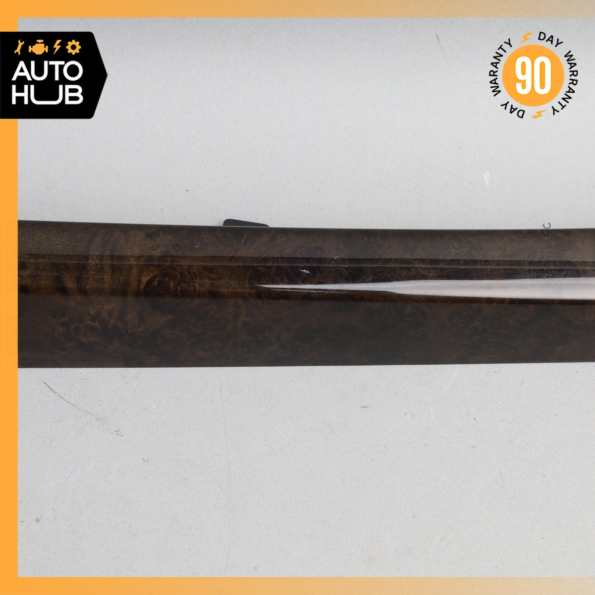 14-18 BMW F15 X5 Front Left Side Center Console Cover Panel Wood OEM - photo 3