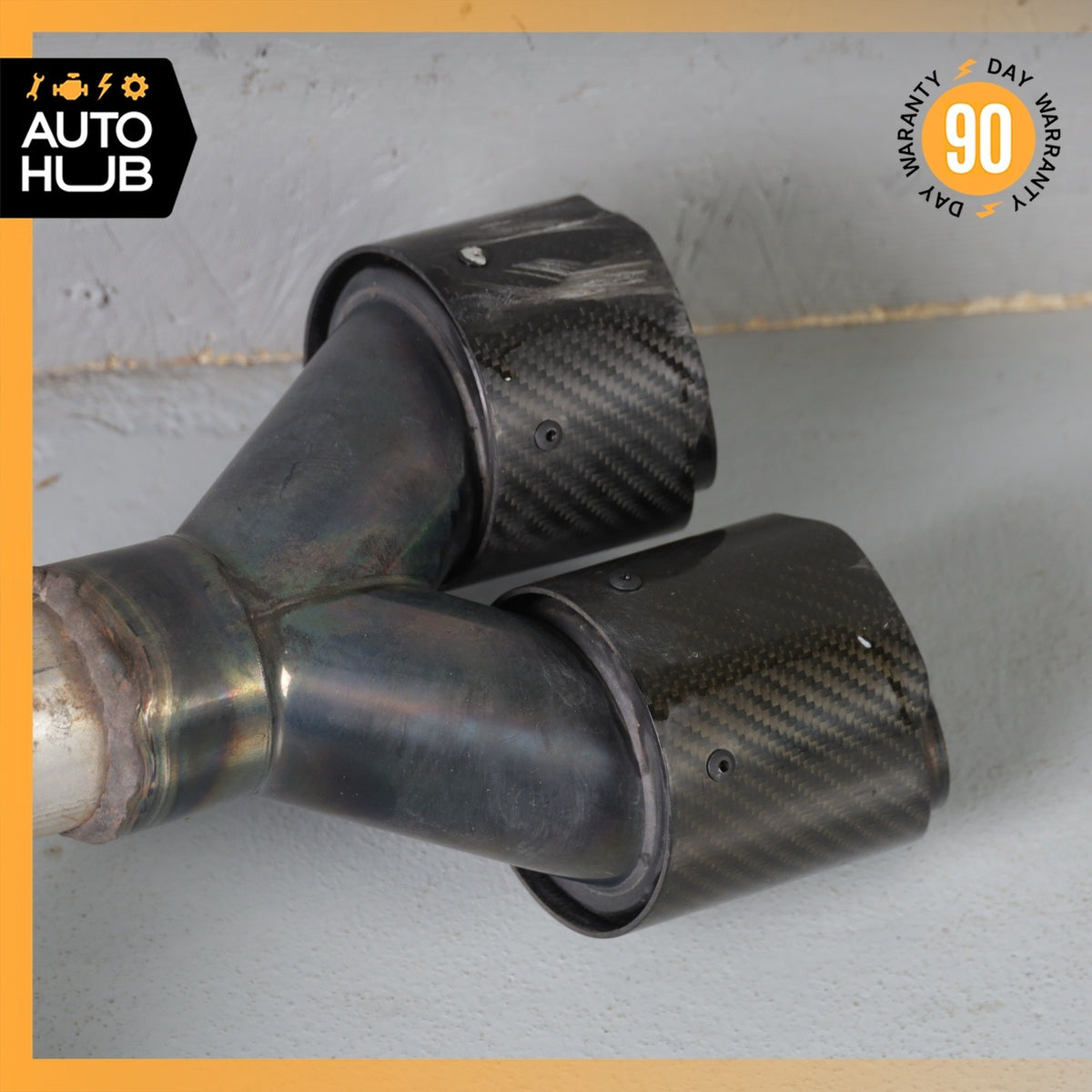 BMW F32 428i 328i Exhaust Pipe Tips Carbon Fiber Aftermarket - photo 13