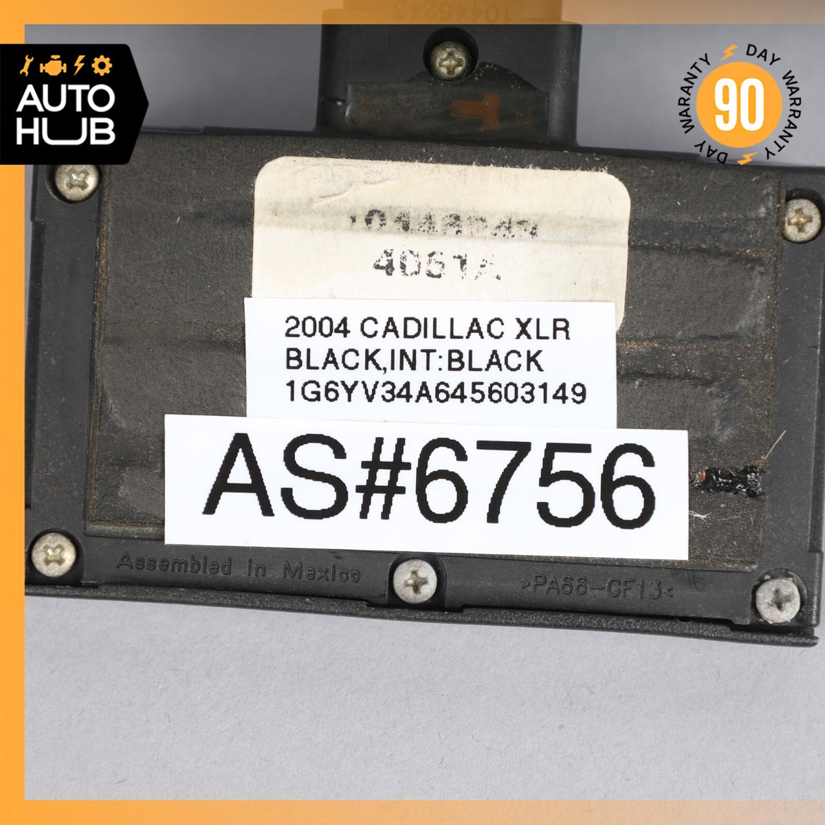 04-13 Cadillac XLR Front Right or Left Door Switch Button 10446243 OEM - photo 8