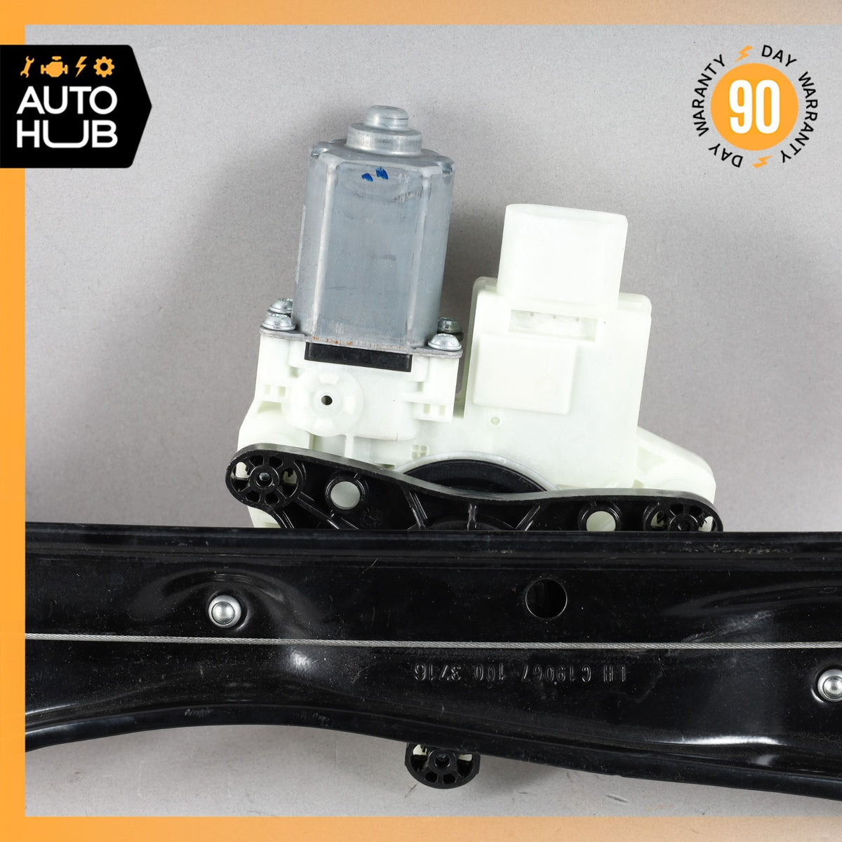 BMW G12 740Li Rear Left Side Window Regulator w/ Motor 7455083 OEM - photo 8
