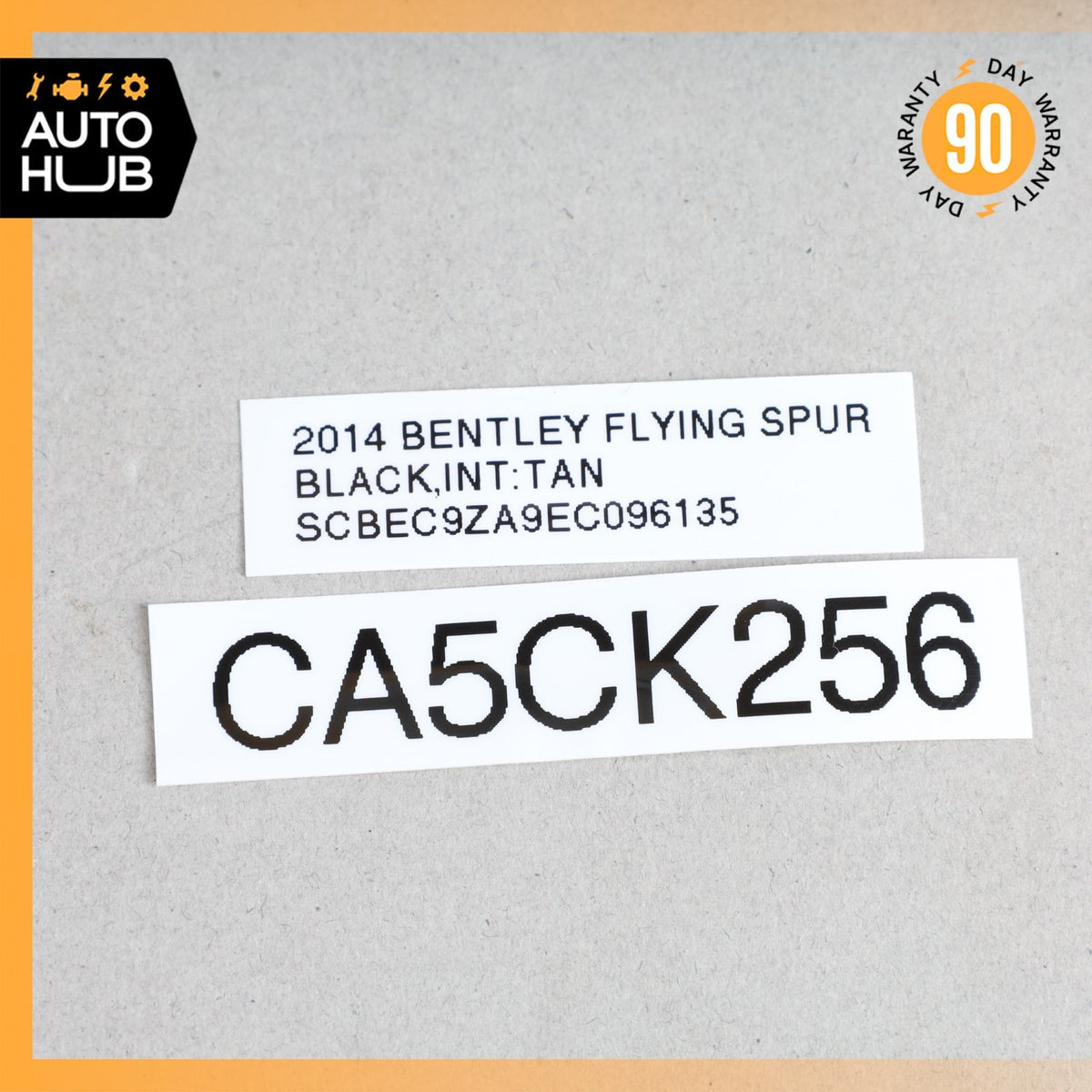 Bentley Flying Spur Front Left or Right Side Seat Back Cover Panel Beige OEM 40k - photo 13