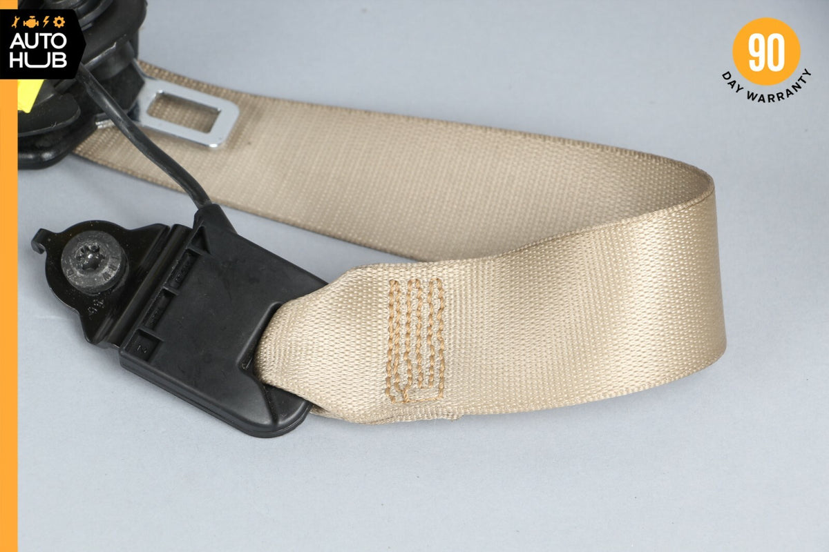08-14 Mercede W204 C250 C300 C350 Front Right Passenger Seat Belt Beige OEM 80k - photo 2