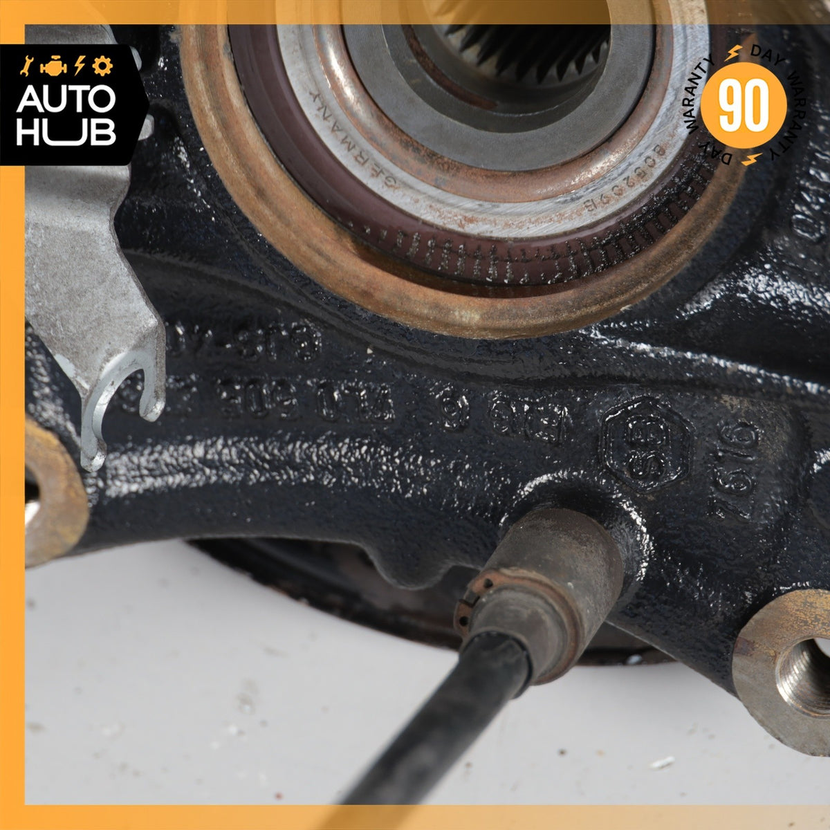Porsche Cayenne 955 Rear Right Side Spindle Knuckle Hub w/ Shield OEM - photo 15