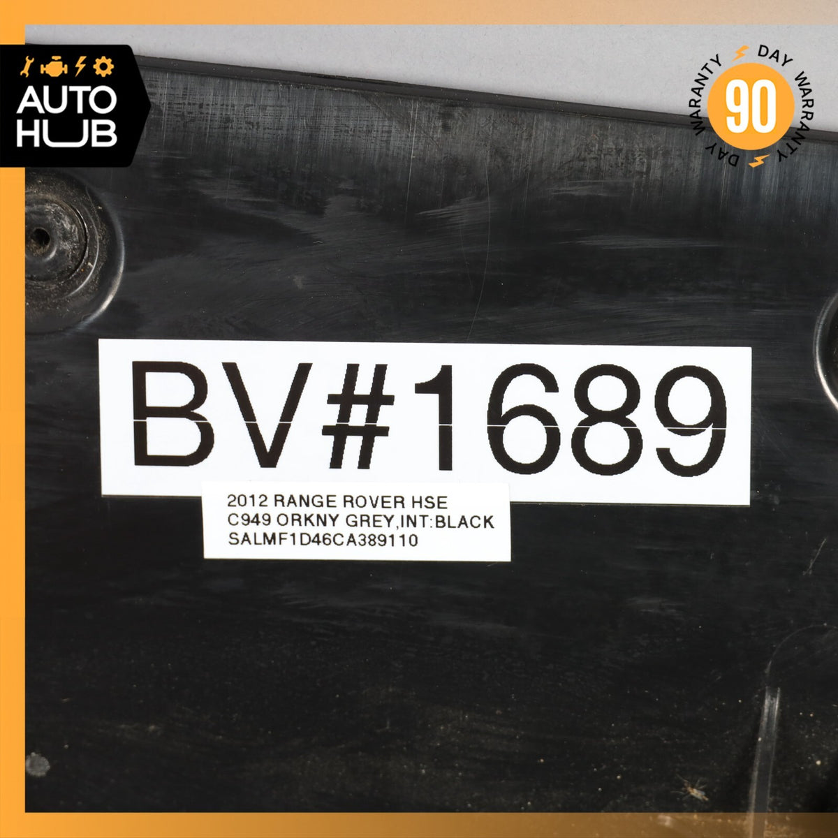 10-12 Range Rover L322 HSE Trunk Lid Tailgate Scuff Panel Cover OEM 88k - photo 12