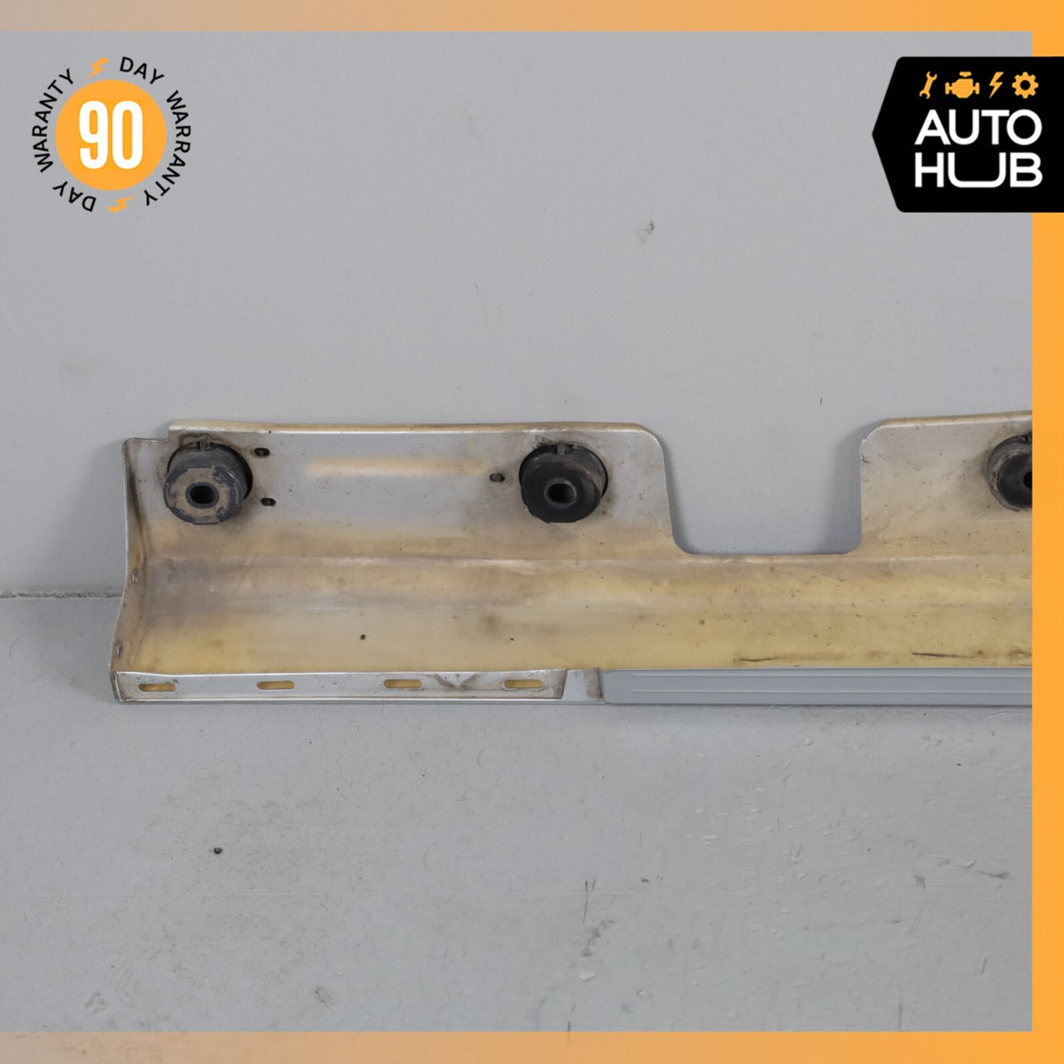 07-13 Mercedes W221 S550 S400 Left Side Skirt Rocker Panel Molding Silver OEM - photo 10
