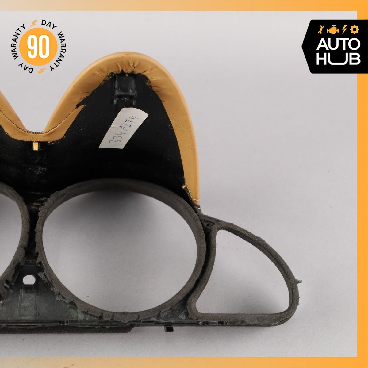 03-06 Mercedes R230 SL500 Instrument Cluster Speedometer Trim Suede Designo OEM - photo 9