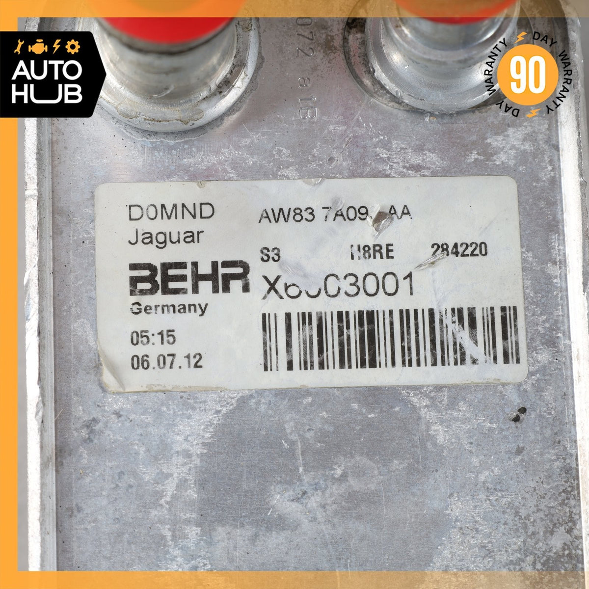 Jaguar X152 F-Type Automatic Transmission Oil Cooler AW837A095AA OEM - photo 7
