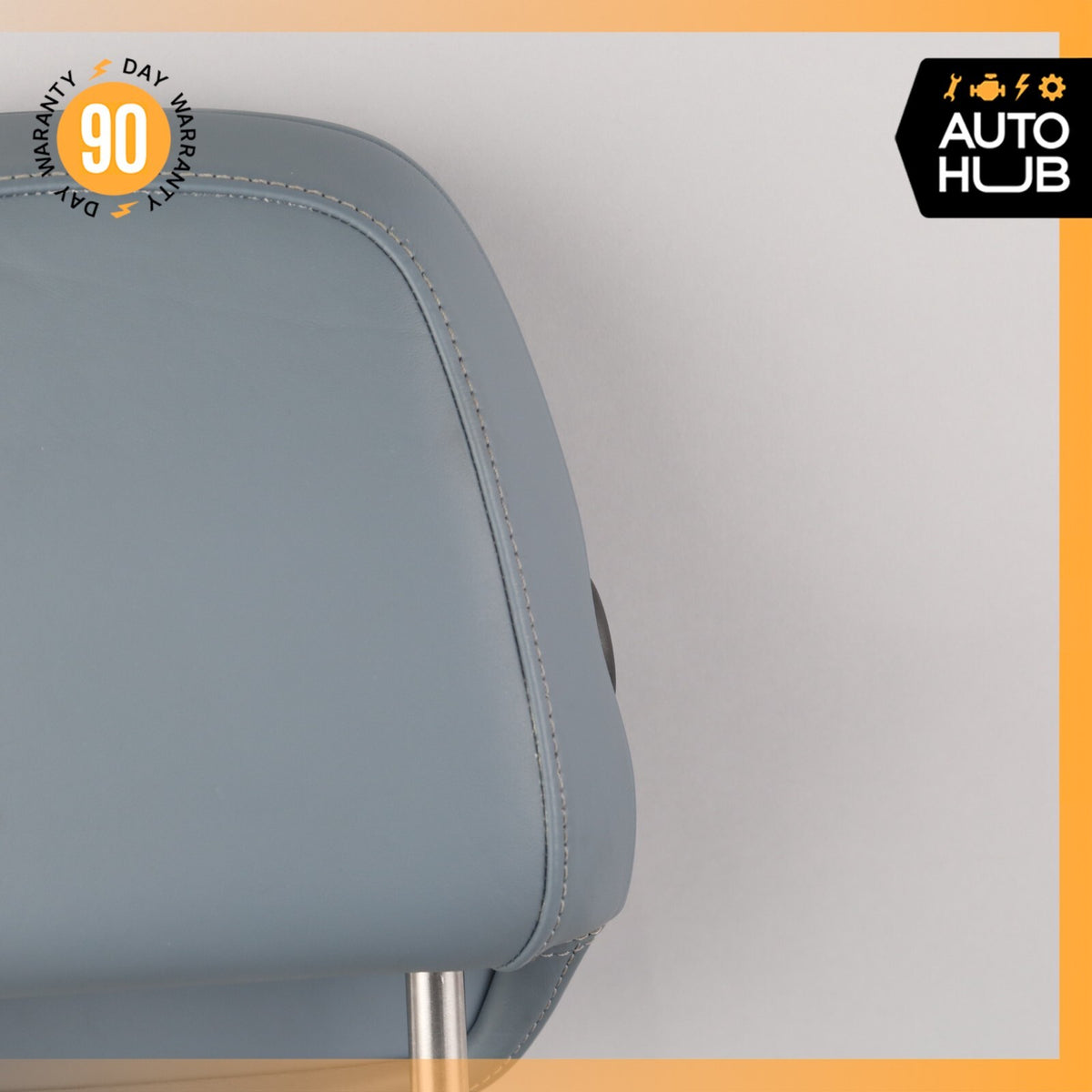 11-14 Porsche Cayenne 958 Turbo Front Left Driver Headrest Head Rest Blue OEM - photo 8