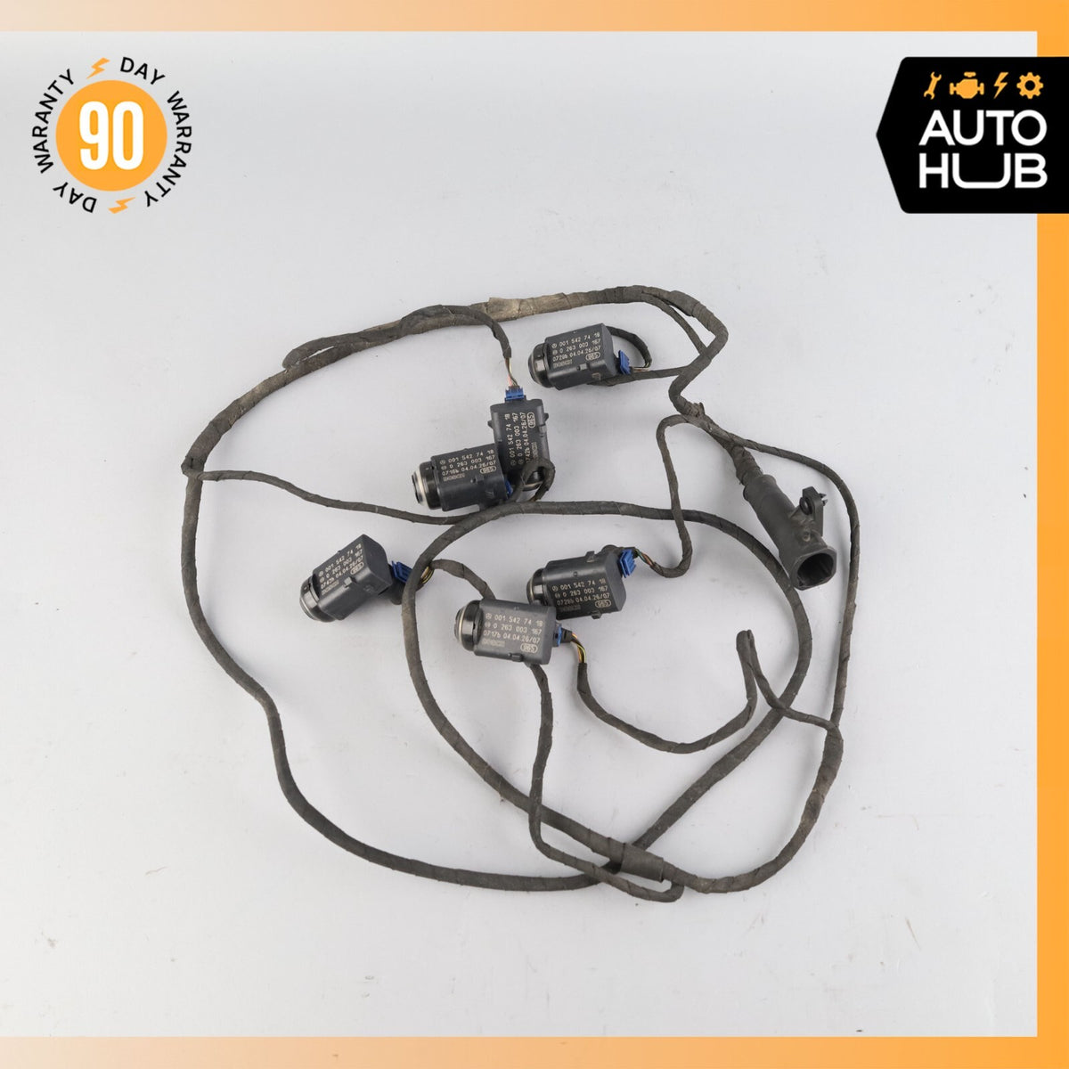 00-09 Mercedes W215 CL55 AMG S430 Front Bumper Parking Wire Harness OEM - photo 2