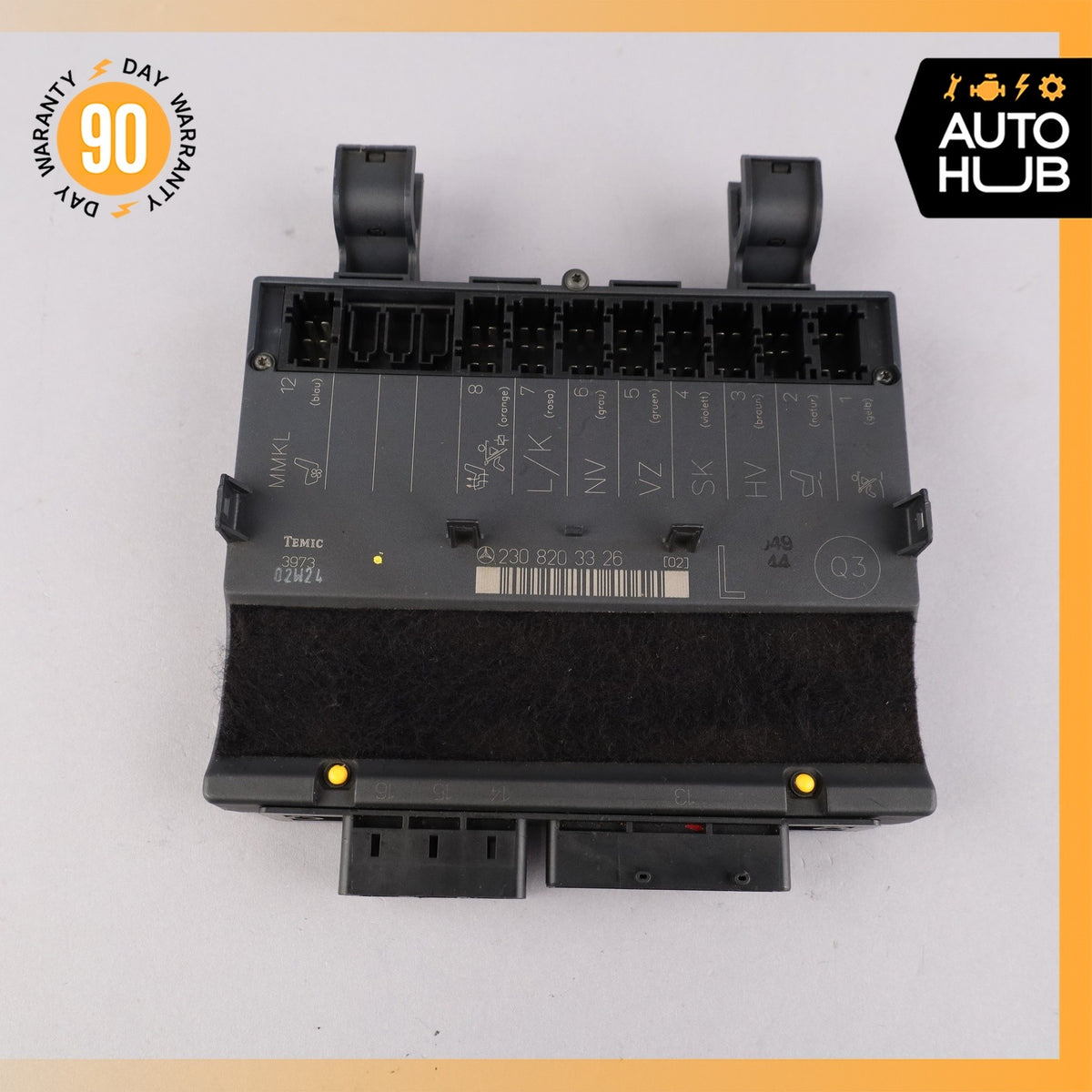 Mercedes R230 SL500 SL55 AMG Under Seat Control Module Left Driver Side OEM - photo 7