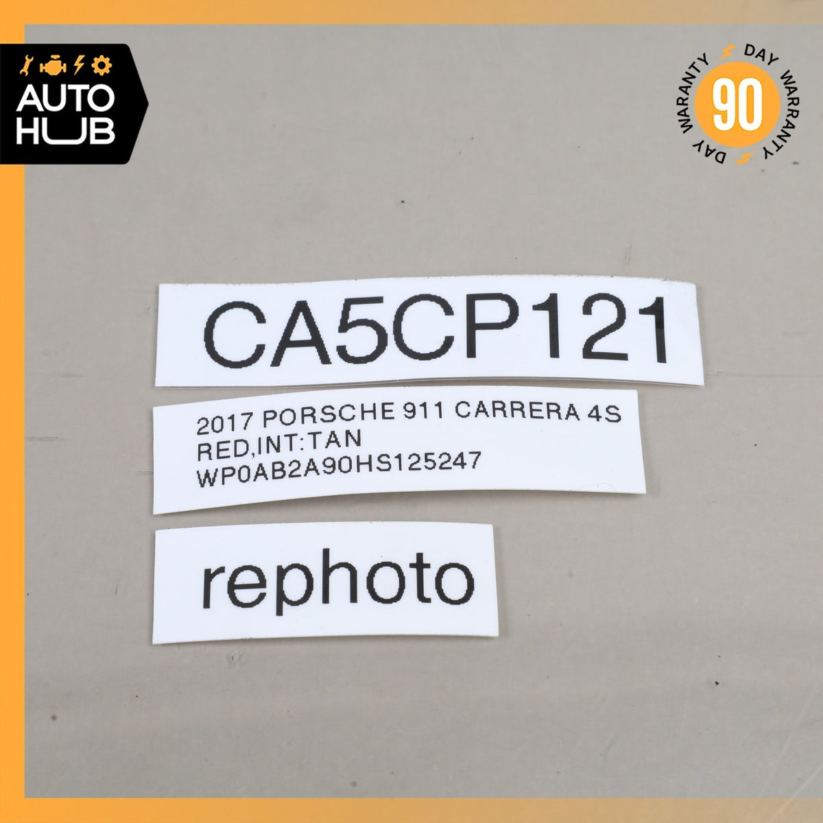 17-19 Porsche 991 911 Carrera 4S Coupe Right Side Door Weatherstrip Seal OEM - photo 18