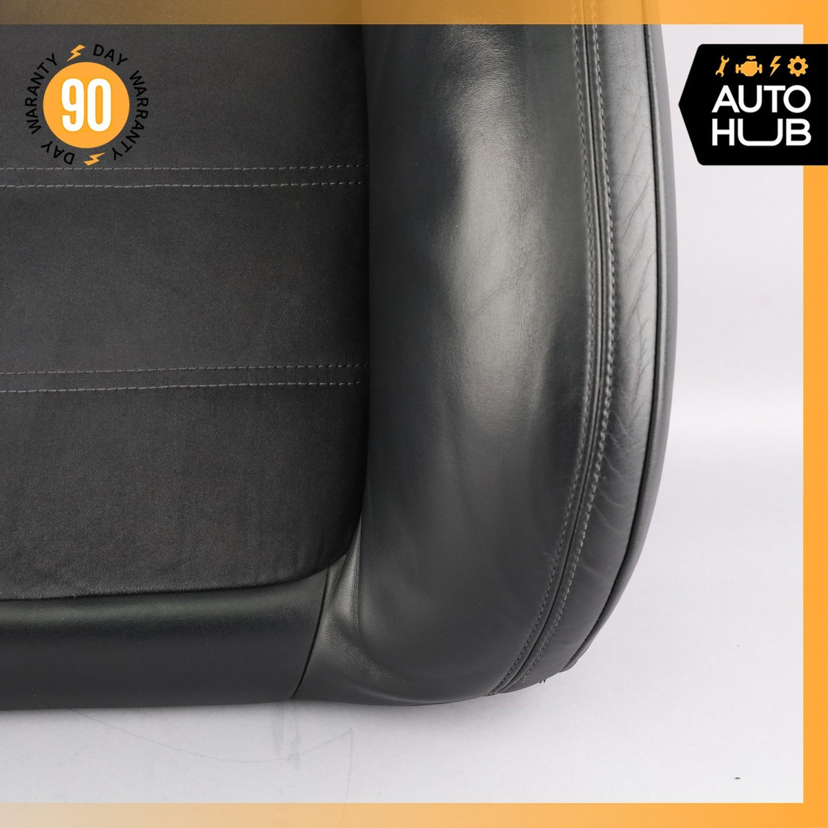 15-18 Porsche Macan 95B GTS Front Left Driver Seat Upper Cushion Suede OEM - photo 4