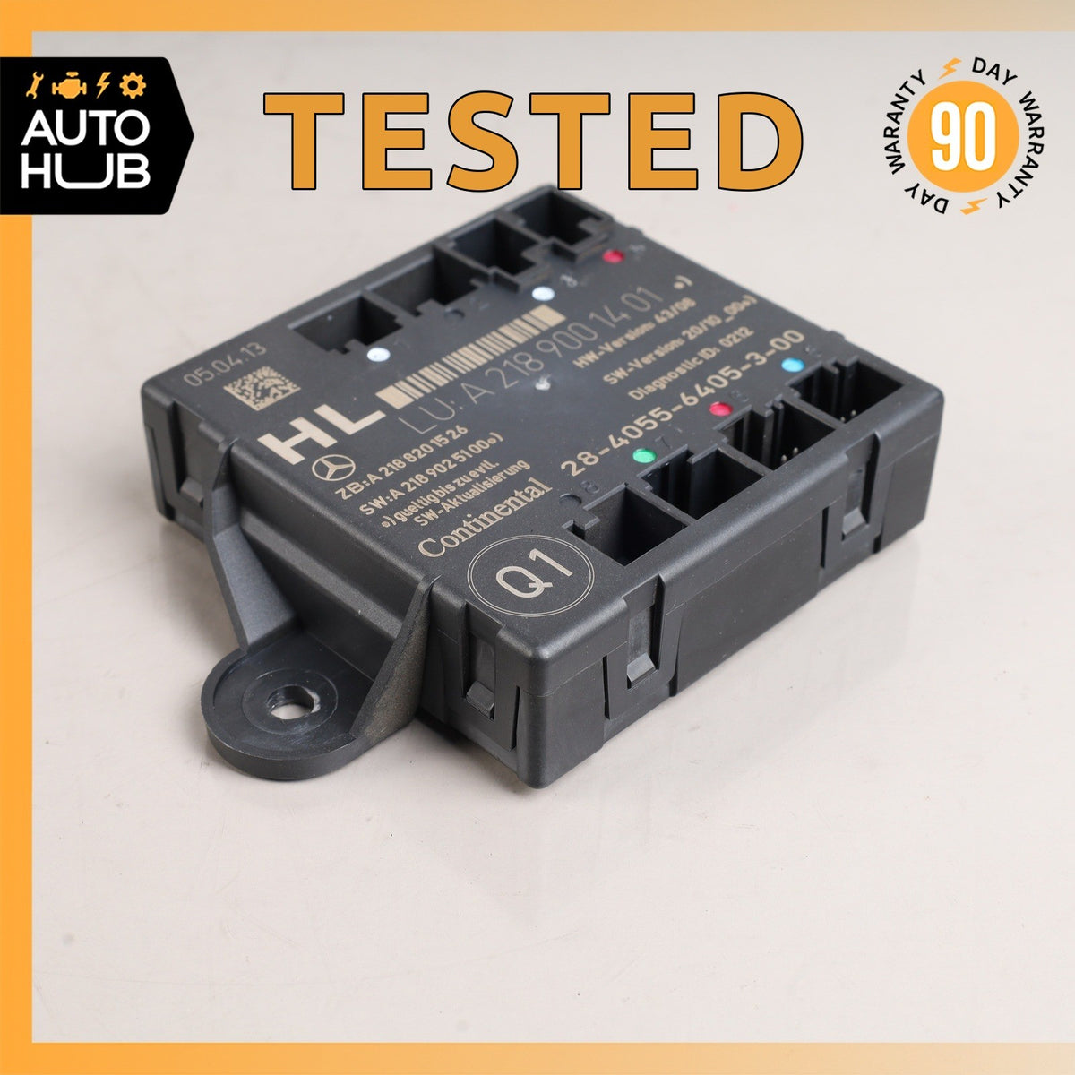 08-18 Mercedes X204 GLK250 C300 CLS550 Rear Left Side Door Control Module OEM - photo 1
