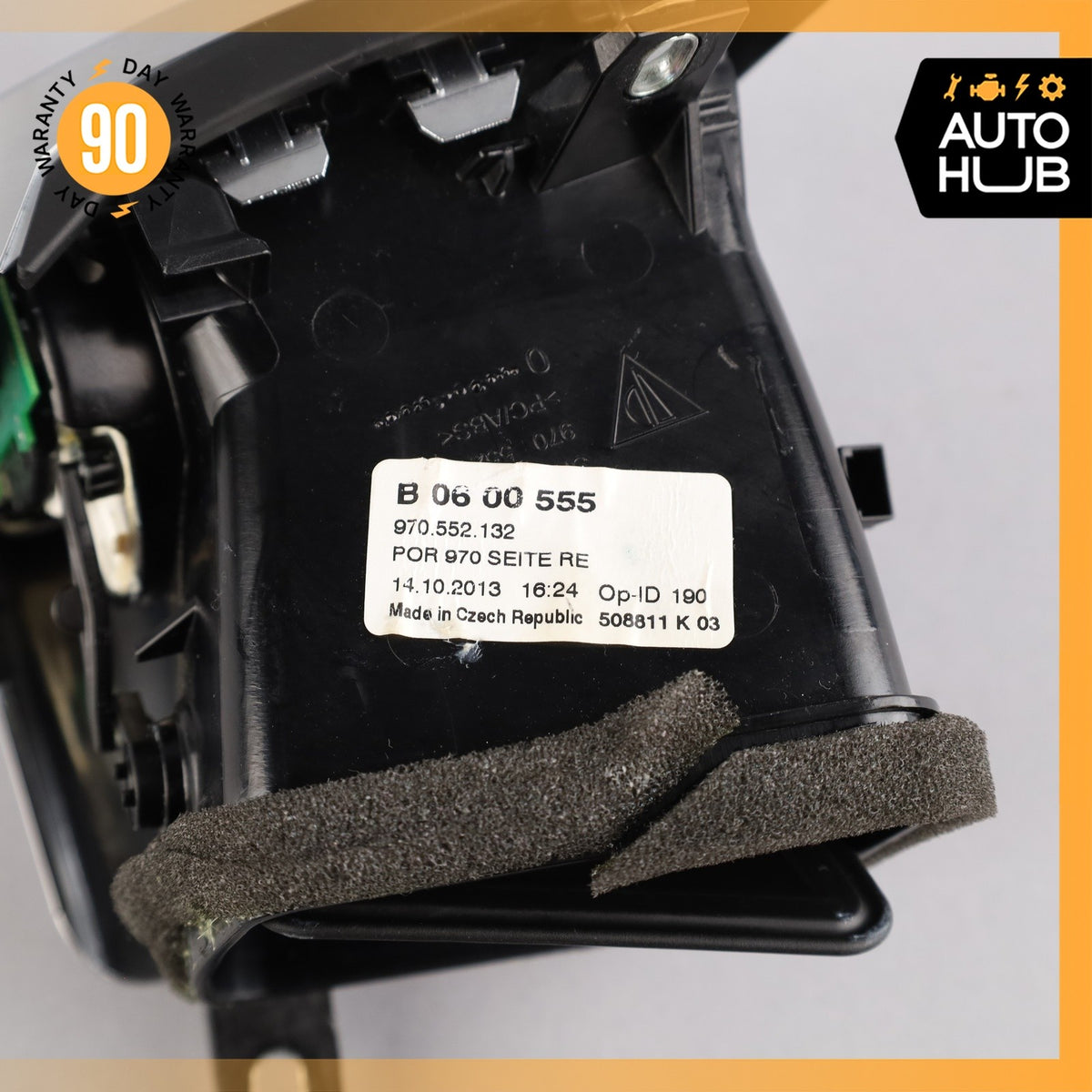 Porsche Panamera 970 Front Right Dashboard AC A/C Outer Air Vent OEM - photo 8