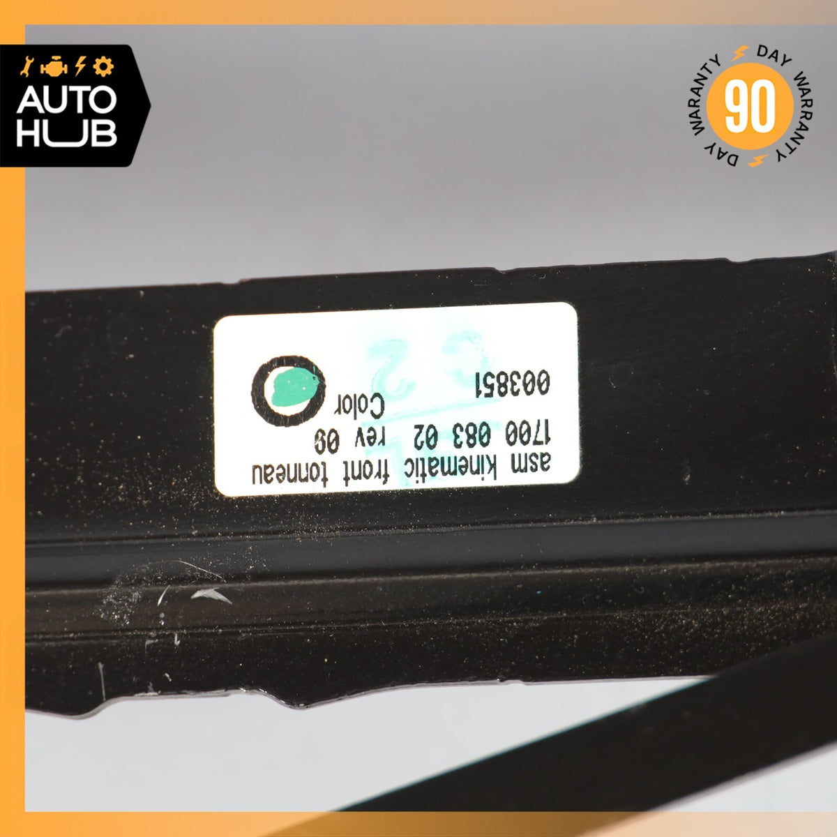 04-09 Cadillac XLR Convertible Hard Top Flap Black 88956623 OEM - photo 13