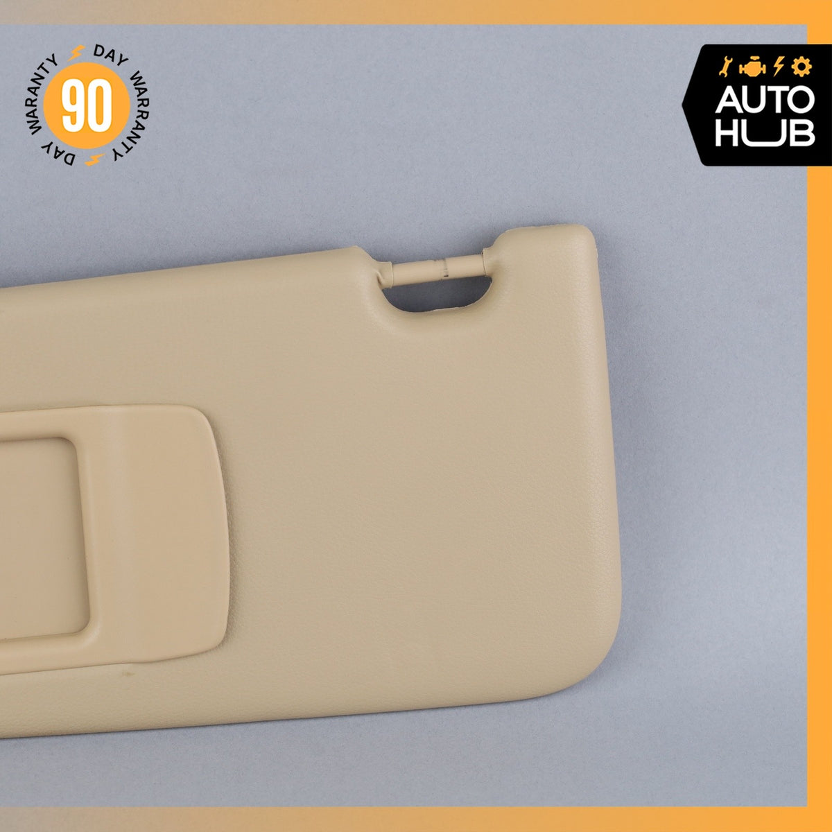 13-15 BMW E84 X1 Left Driver Side Sunvisor Sun Visor Beige OEM 72k - photo 8
