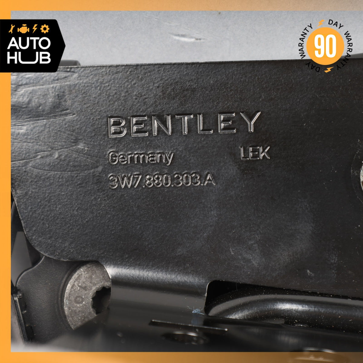 Bentley Continental GTC Cabrio Seat Belt Extender Guide Left 3W7880303A OEM - photo 4