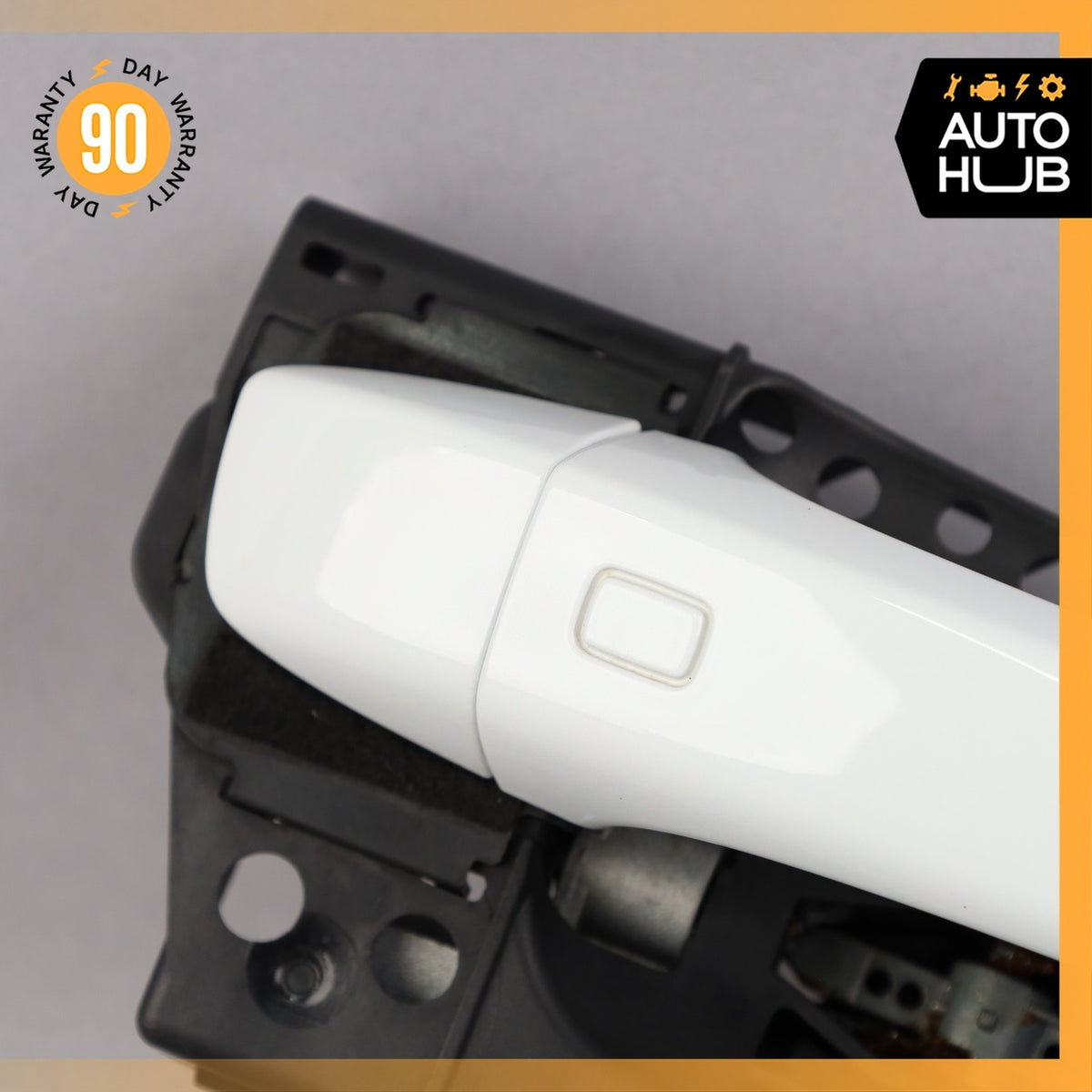 17-19 Audi 4M Q7 Right Passenger Side Exterior Door Handle White OEM 87k - photo 3