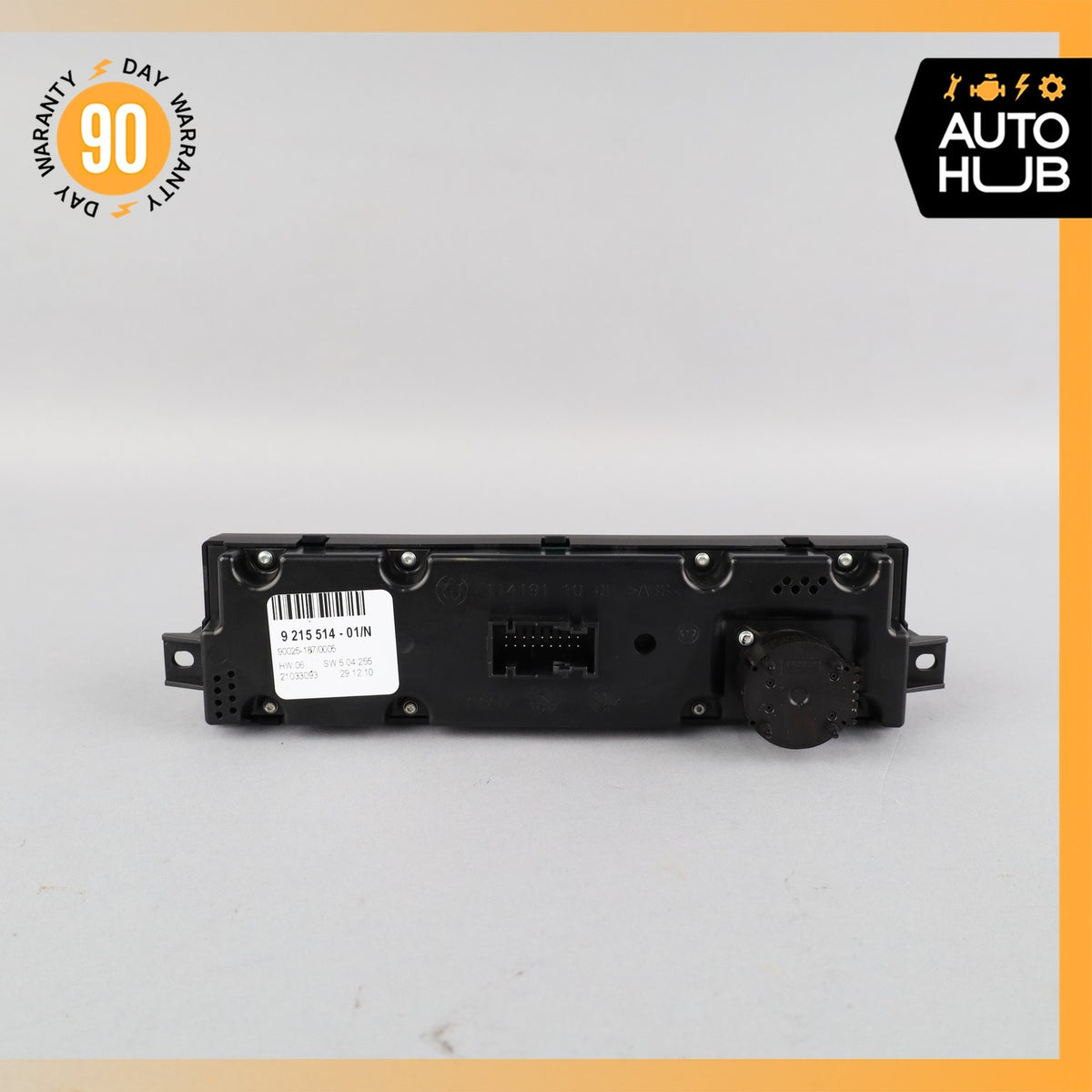 07-14 BMW E70 X5 X6 Rear A/C Heater Climate Control Switch OEM - photo 6