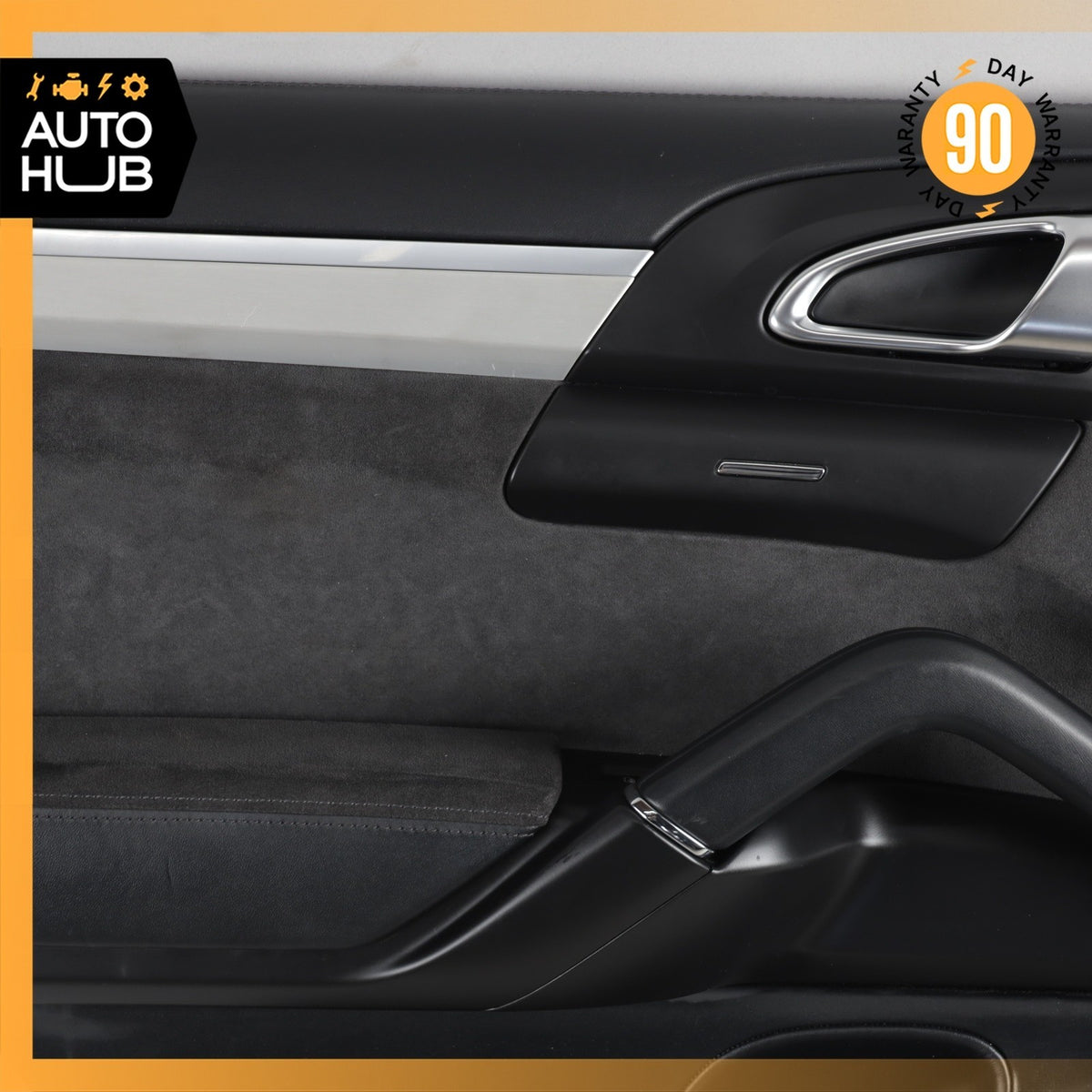 11-18 Porsche Cayenne 958 GTS Rear Left Side Interior Door Panel Suede OEM - photo 3
