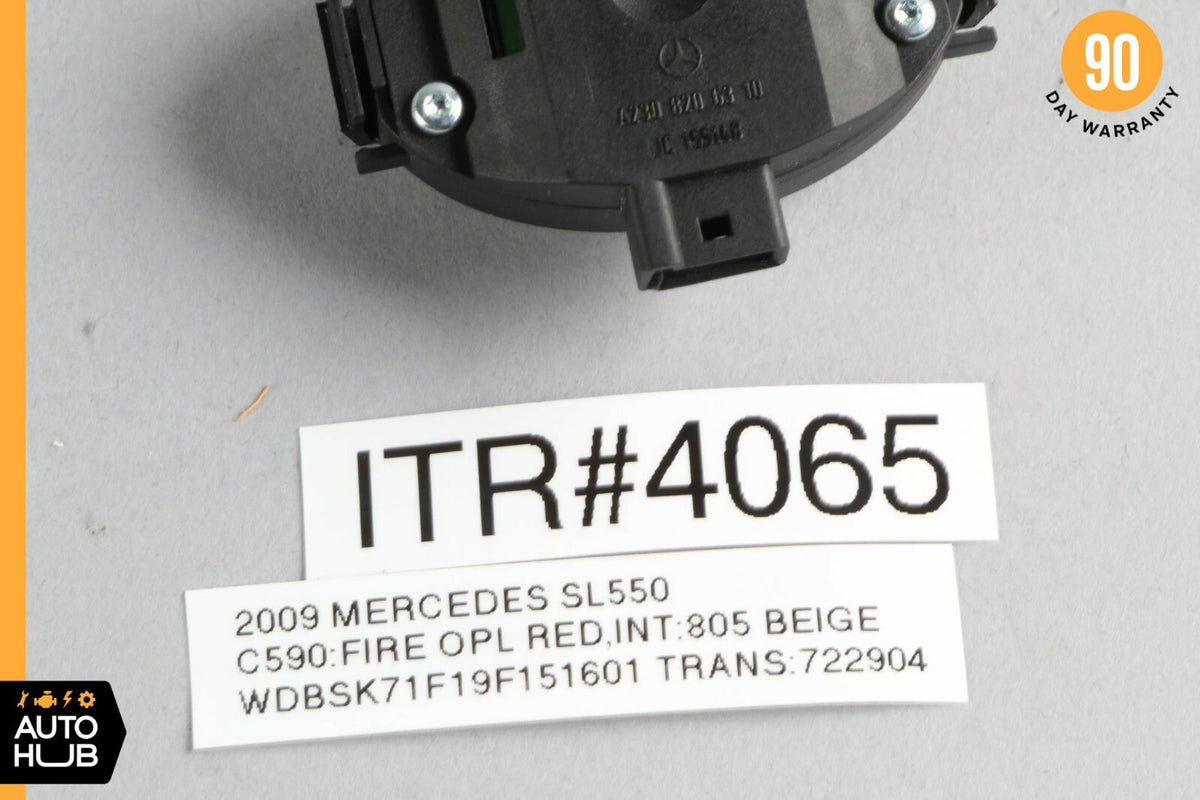07-12 Mercedes R230 SL500 SL550 Seat Backrest Recline Control Switch Button OEM - photo 6