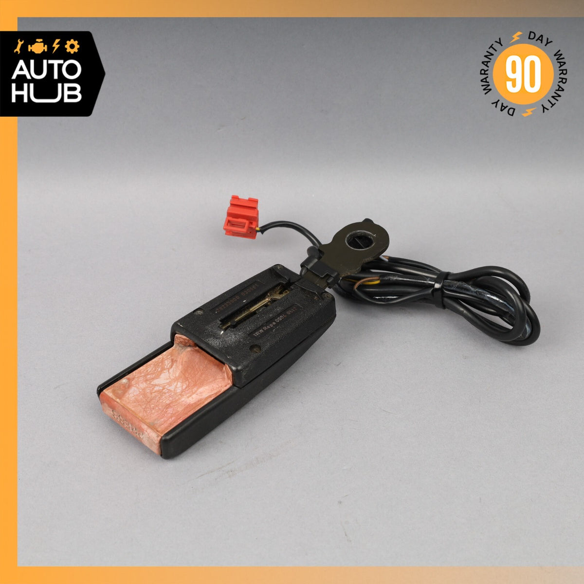 90-02 Mercedes R129 500SL SL320 Right Side Seat Belt Seatbelt Buckle Black OEM - photo 6