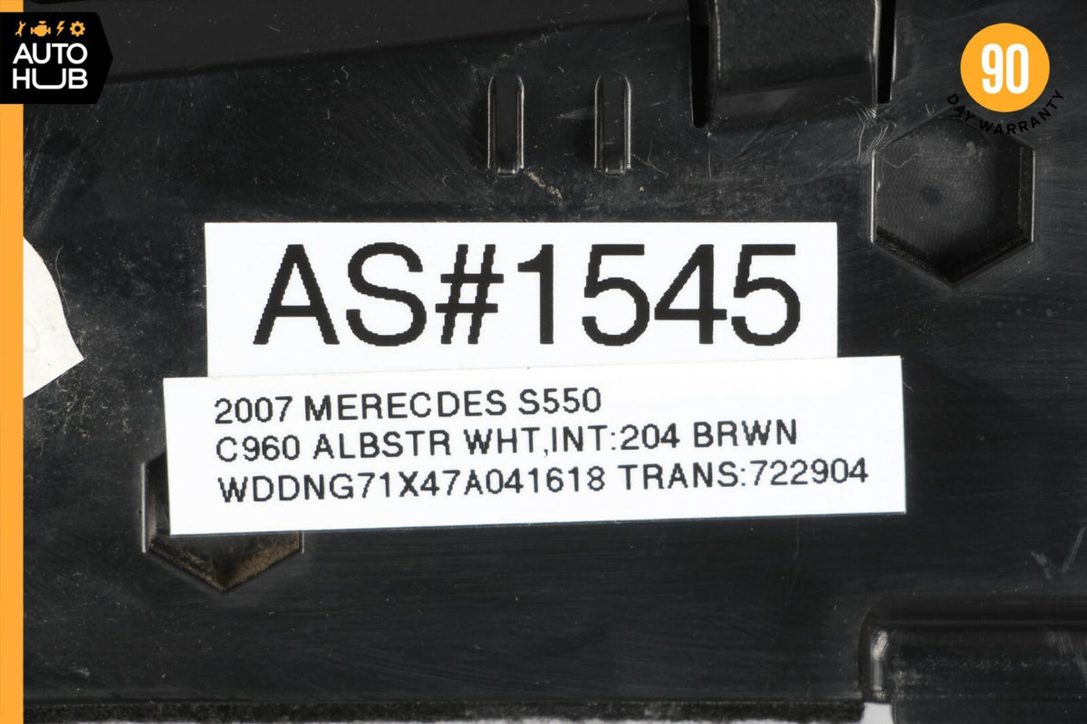 07-13 Mercedes W221 S550 S400 Dashboard Air Vent Trim Panel Cover Set Black OEM - photo 12