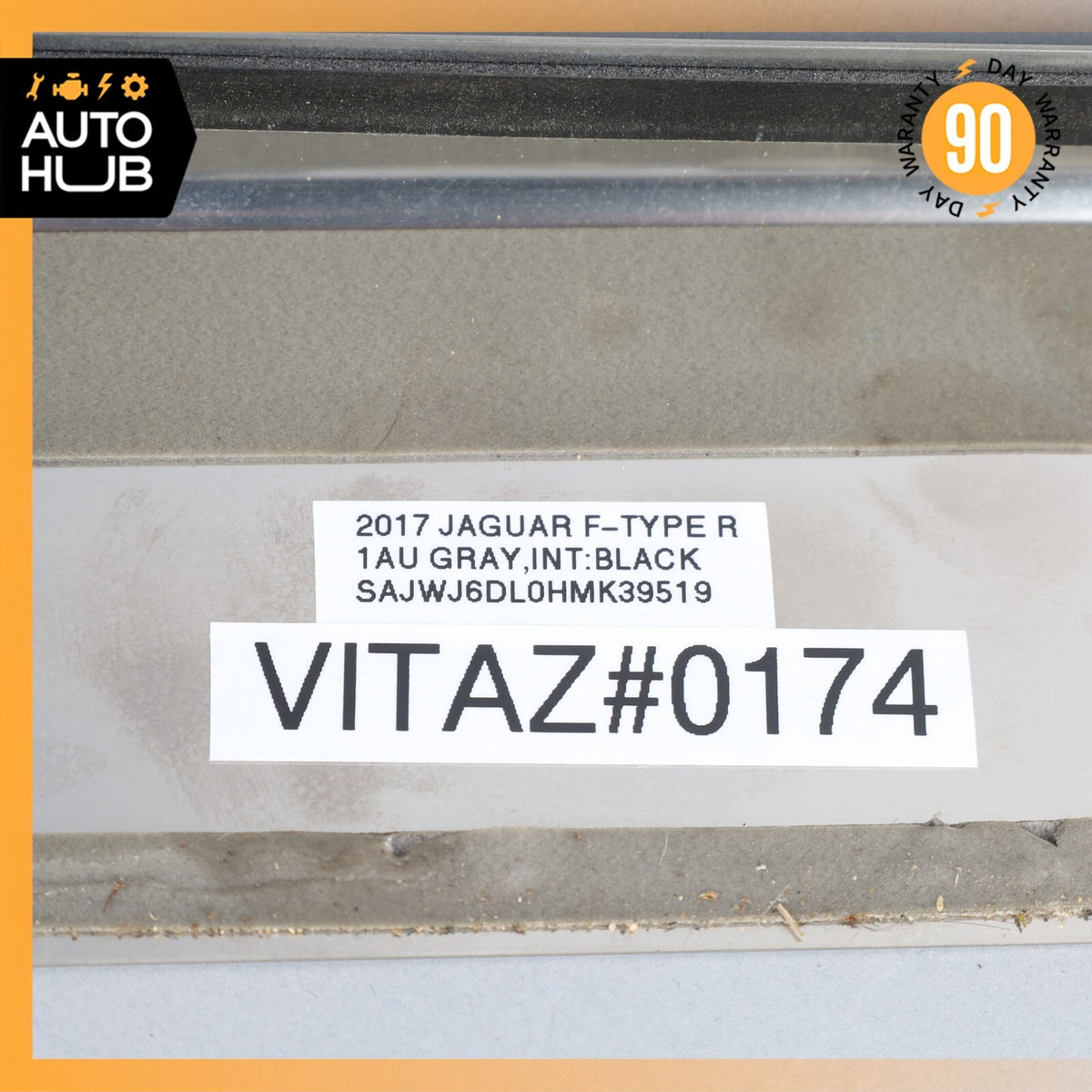14-24 Jaguar X152 F-Type Left Driver Side Illuminated Door Step Sill Panel OEM - photo 14