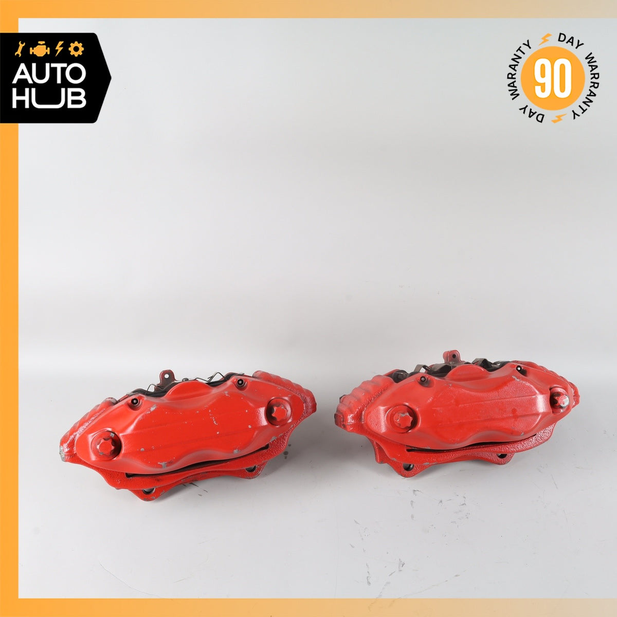 07-13 Mercedes W216 CL550 S550 RWD Front Left And Right Brake Calipers Set OEM - photo 2
