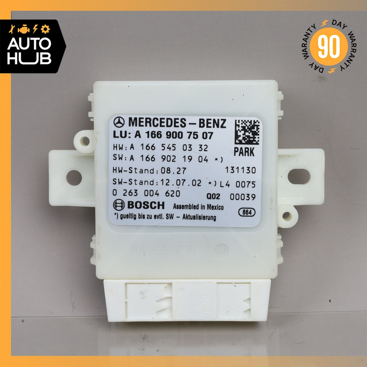 12-16 Mercedes X166 GL450 ML550 Park Assist Parktronic Sensor Module Control OEM - photo 5
