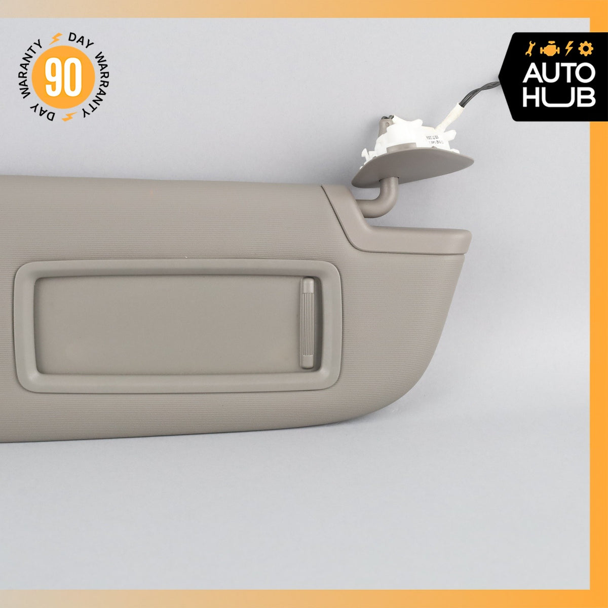 10-16 Porsche Panamera 970 Right Passenger Side Sun Visor Sunvisor Gray OEM - photo 8