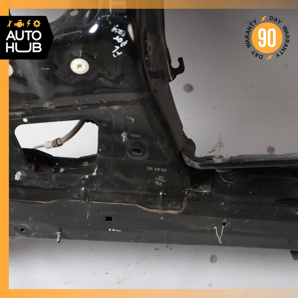 11-14 Porsche Cayenne 958 Hybrid S Front Left Frame Apron Beam Inner Fender OEM - photo 6