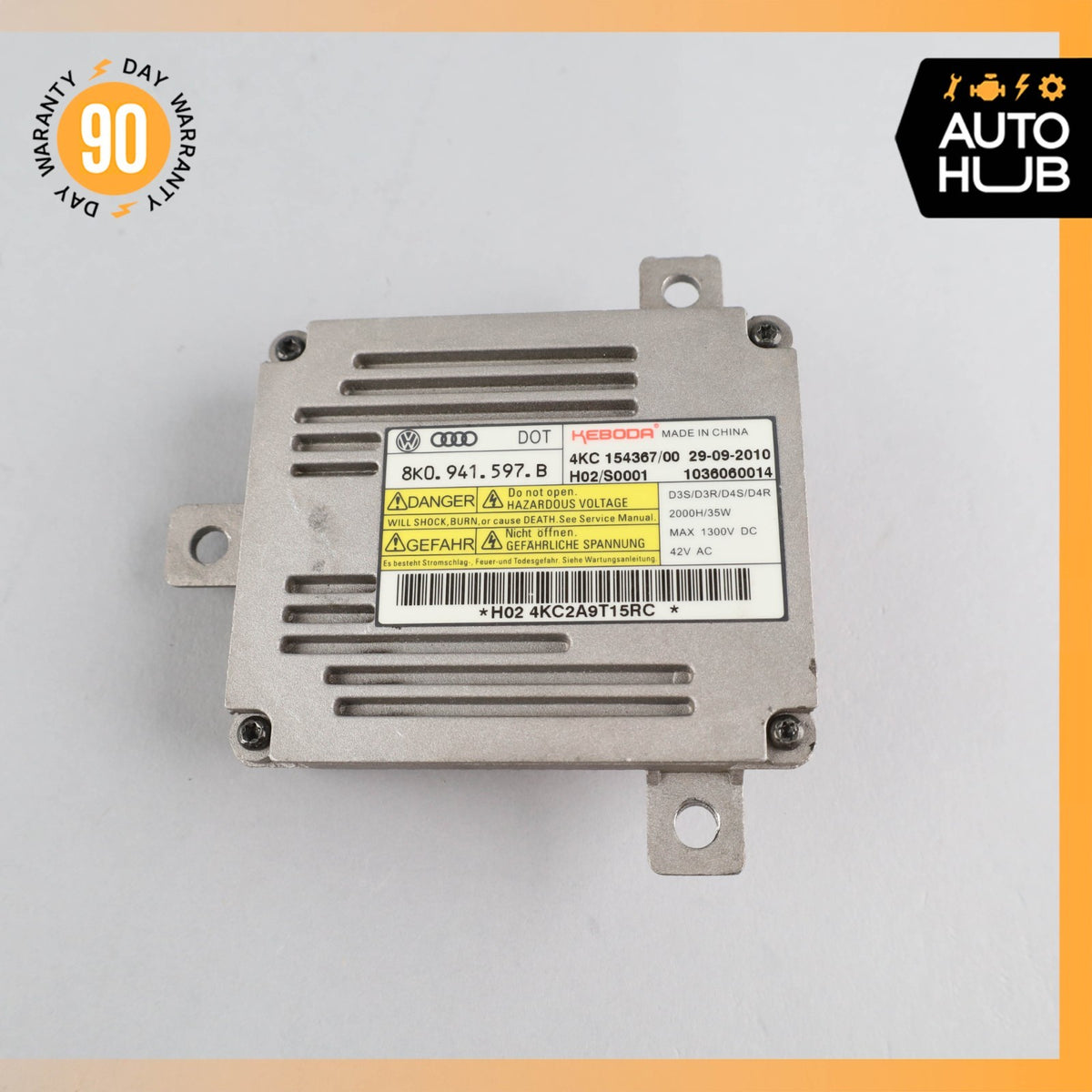 2012 Bentley Continental GT GTC Xenon HID Headlight Ballast Module Unit OEM 56k - photo 8