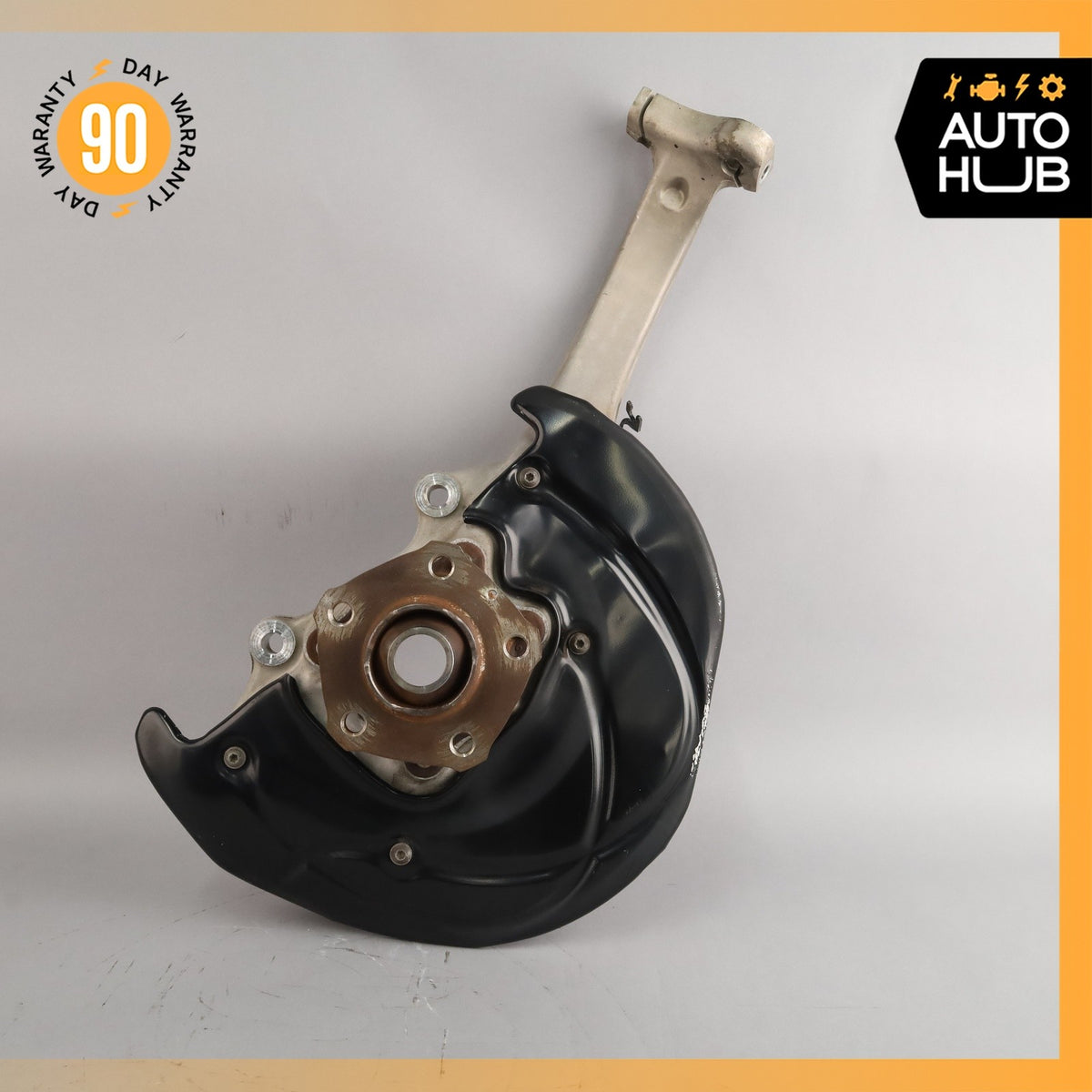 17-25 Audi 4M Q7 Q8 e-Tron Quattro Front Right Spindle Knuckle w/ Shield OEM - photo 2