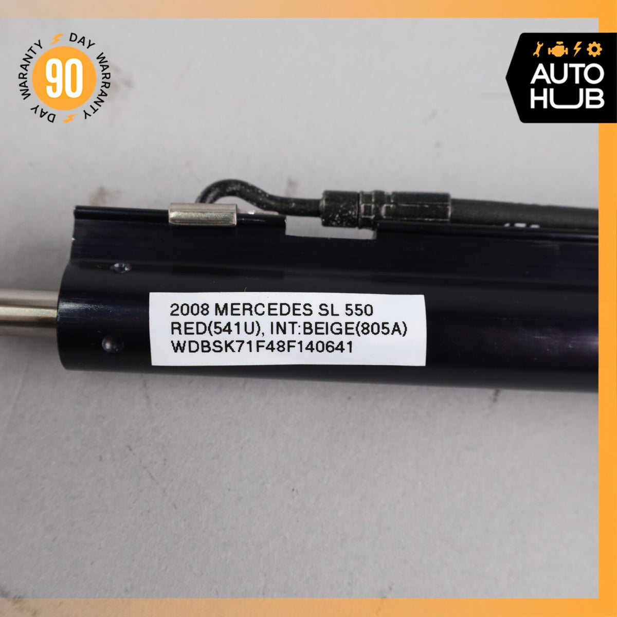 07-12 Mercedes R230 SL550 Convertible Trunk Right Lift Assist Cylinder OEM 74k - photo 9