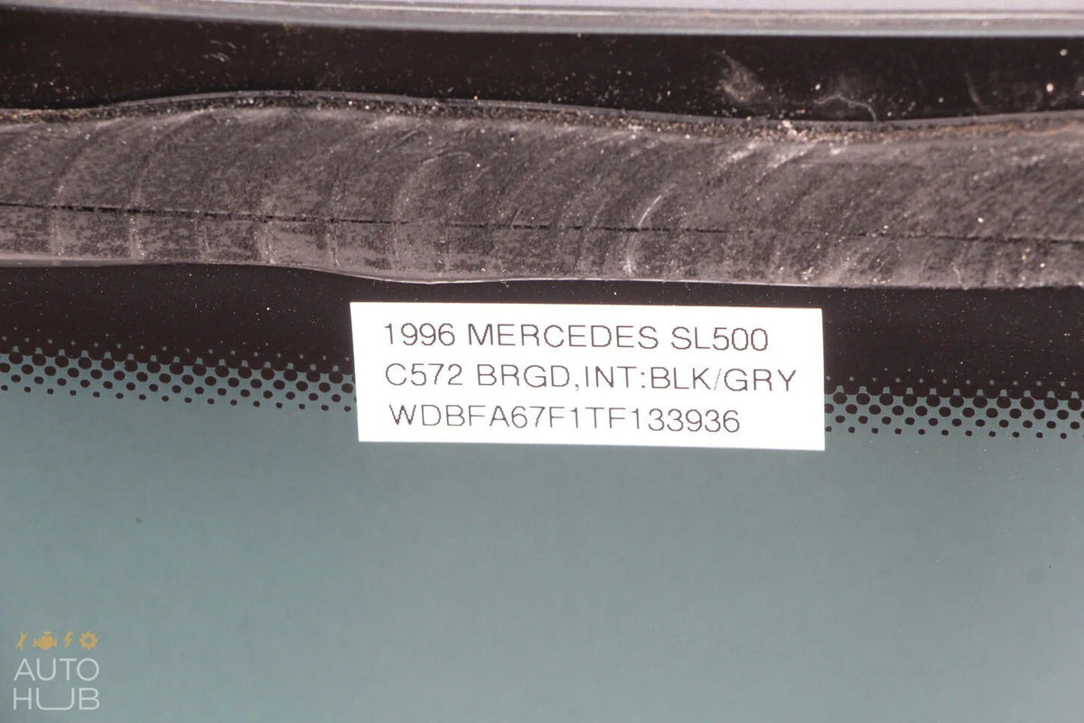 1996 Mercedes R129 SL500 SL320 Front Window Windshield Glass 1296710710 OEM - photo 12