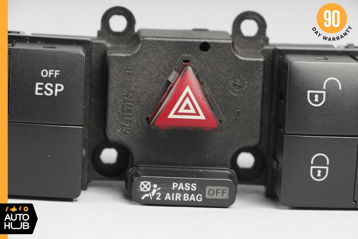 05-07 Mercedes W203 C230 C320 Dash Hazard Door Lock ESP Control Switch OEM - photo 5