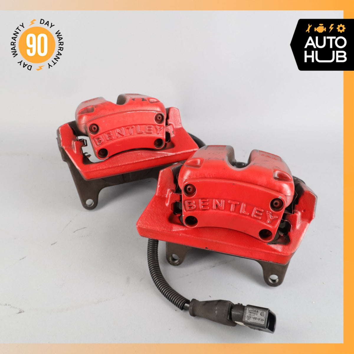 Bentley Continental GT Rear Right & Left Side Brake Caliper w/ Actuator Set OEM - photo 2