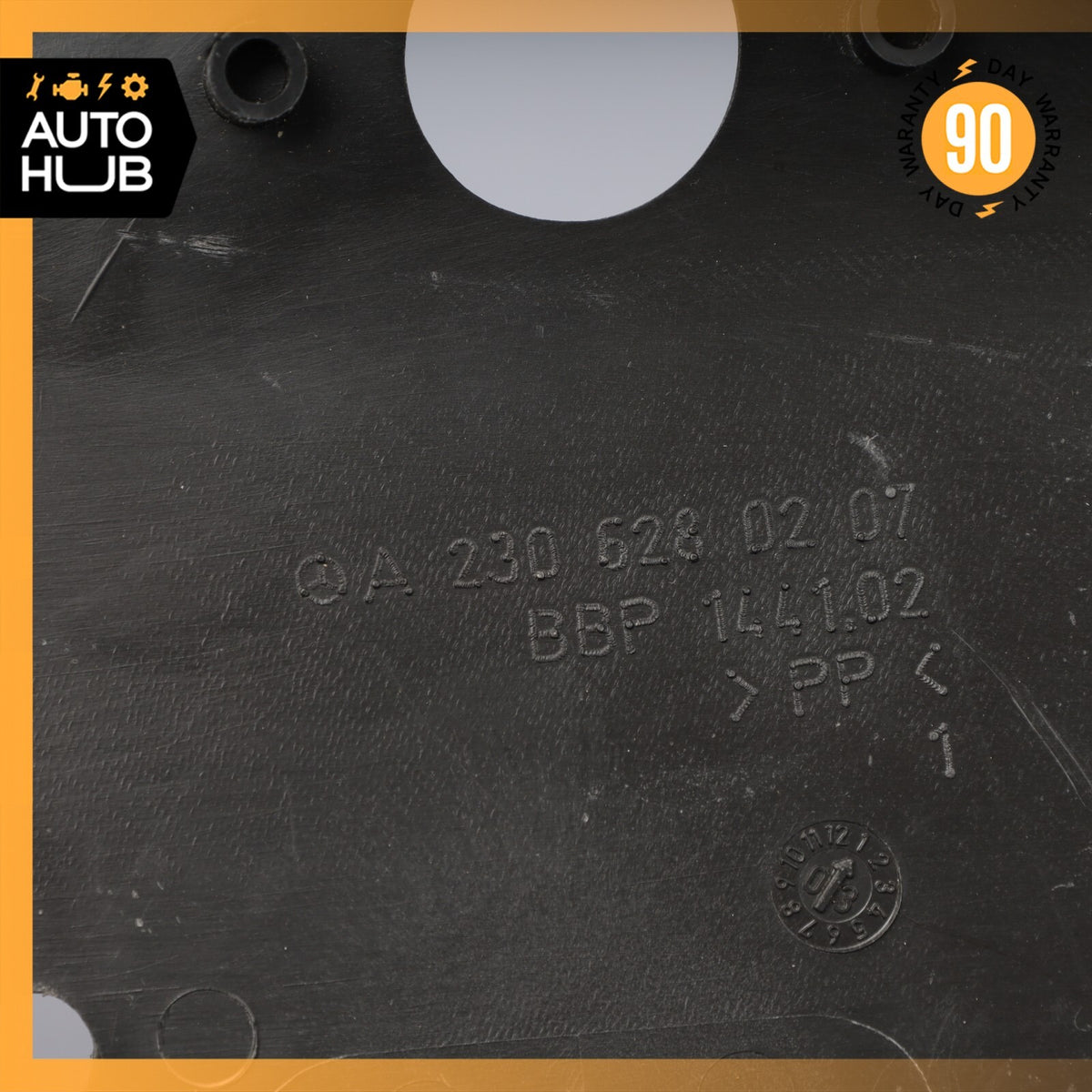03-08 Mercedes R230 SL500 SL55 AMG Upper Radiator Support Top Cover Set of 2 OEM - photo 11
