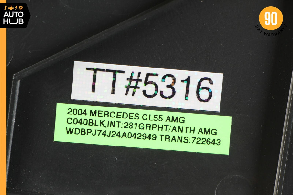 03-06 Mercedes W215 CL55 AMG CL500 Dashboard Dash Board Trim Panel Left Side OEM - photo 12