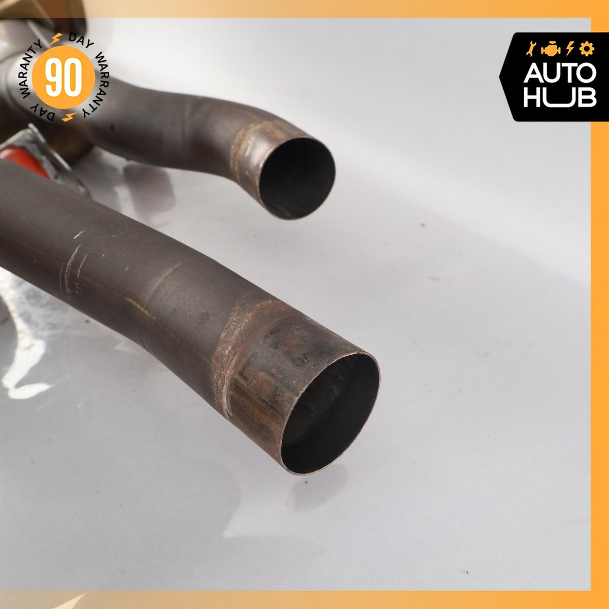 Porsche Cayenne 955 Turbo Rear Engine Exhaust Downpipe Left & Right Side Set OEM - photo 14