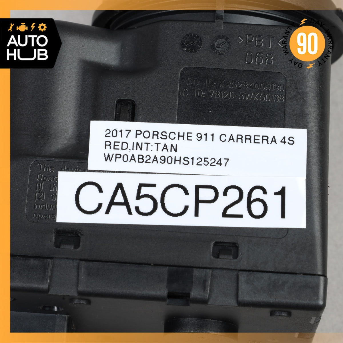 Porsche 991 911 Carrera Start Ignition Switch Module 7PP905865G OEM 24k - photo 11