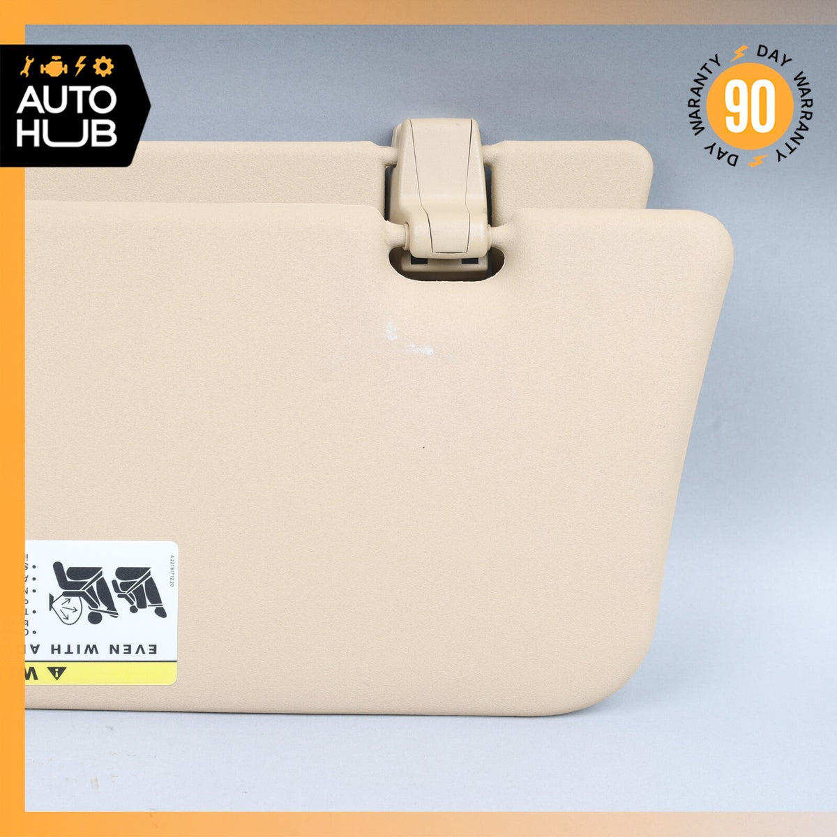 06-12 Mercedes W164 ML550 GL350 Sun Visor Sunvisor Front Right Side Beige OEM - photo 12