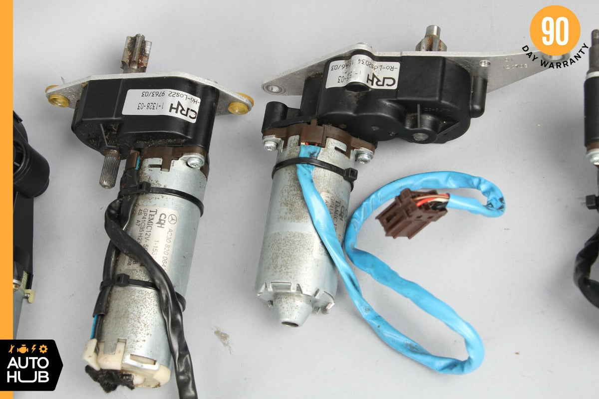 03-12 Mercedes R230 SL500 SL550 SL600 Front Left Seat Adjust Motor Set OEM - photo 6